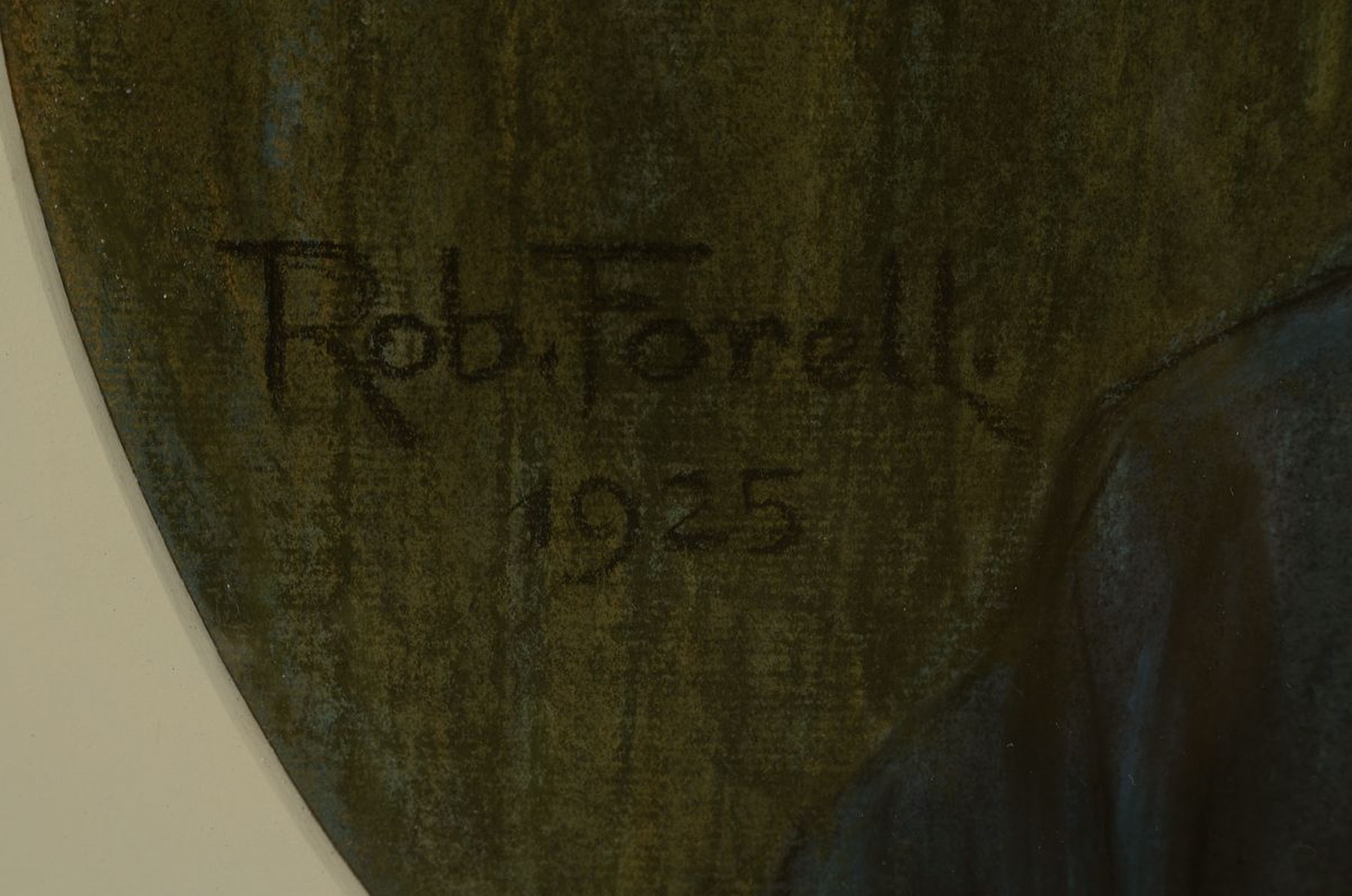 Detail a: Robert Forell, 1858-1927 Frankfurt am Main, Doppelporträt eines Geschwisterpaares, Pastellauf Papier, seitlich links signiert und dat. 1925, ovaler ...