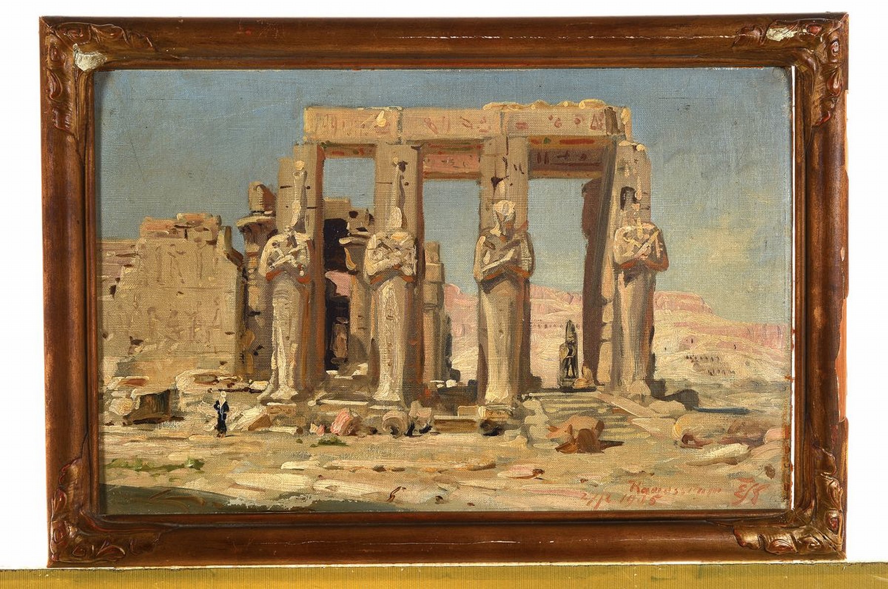 Detail k: Ernst Karl Eugen Körner, 1846 Stibbe/Westpreussen-1927 Berlin, ausgebildet bei Hermann Eschke, Karl Steffeck und Gottlieb Biermann, unternahm ...