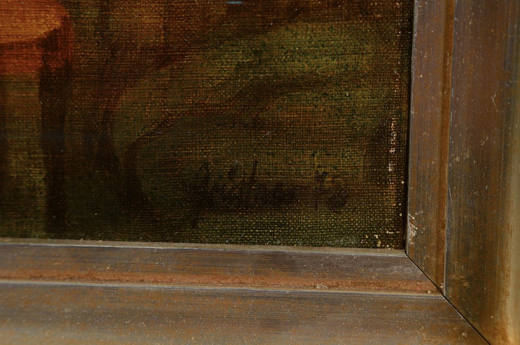 Detail a: Frank Arno Grüttner, 1940 Berlin - 2019 Frankfurt am Main, Surrealistisches Stillleben, Öl/Lwd, rechts unten signiert und dat. 77, ca. 50x45cm, R. ...
