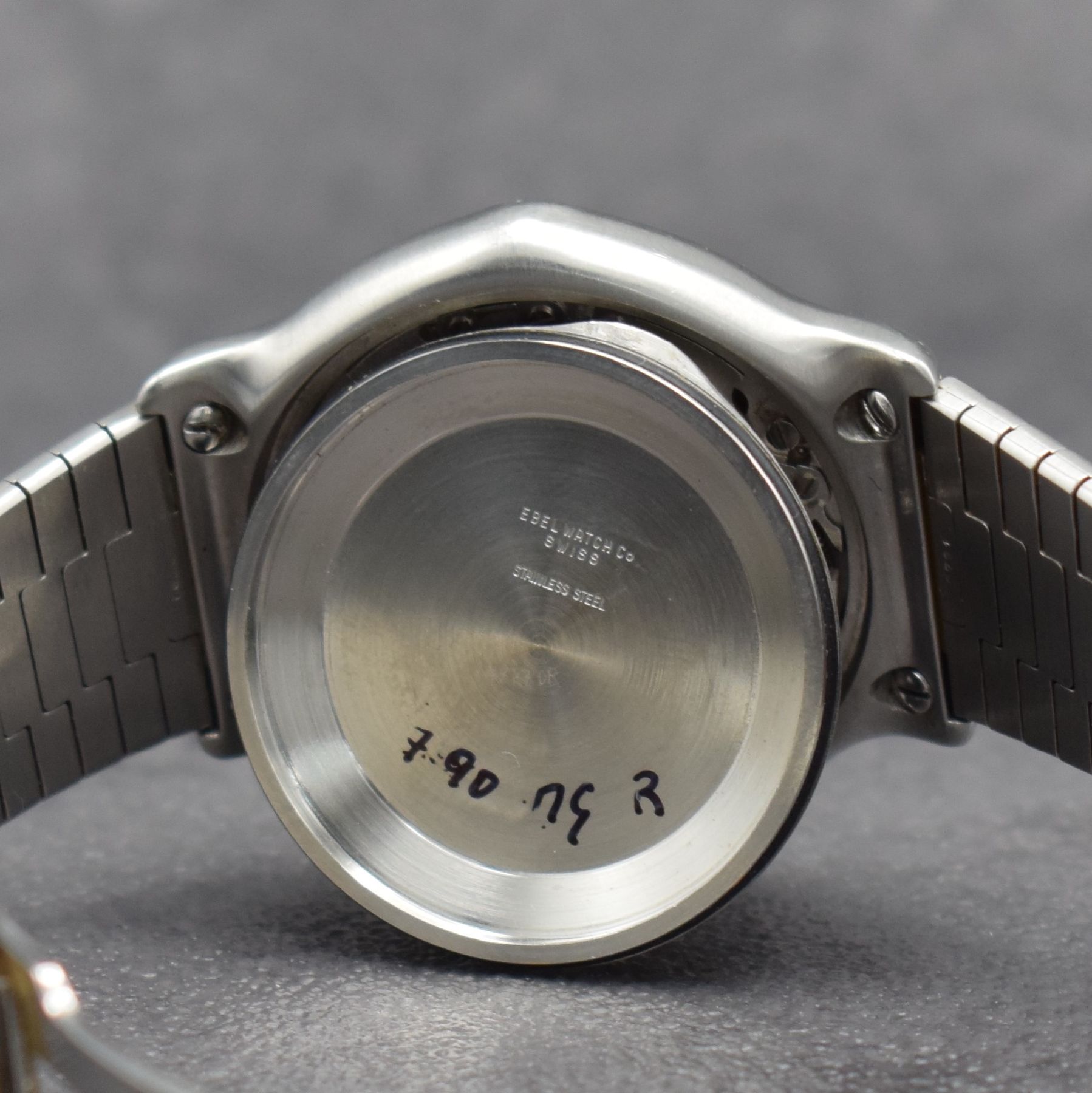 Detail i: EBEL Herrenchronograph mit El Primero Werk in Stahl/Gold Referenz 1134901, Schweiz um 1990, Automatik, Boden aufgedr., orig. Wellengliederband m. ...