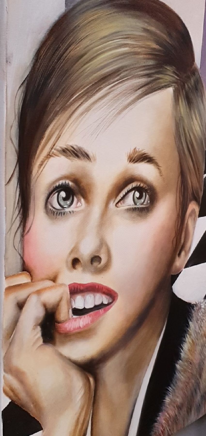 Detail c: Doris Zeidlewitz, geb. 1959, Studium am Städel in Frankreich und an der Hochschule für Gestaltung Offenbach, Hier: "Love me", aus der ...