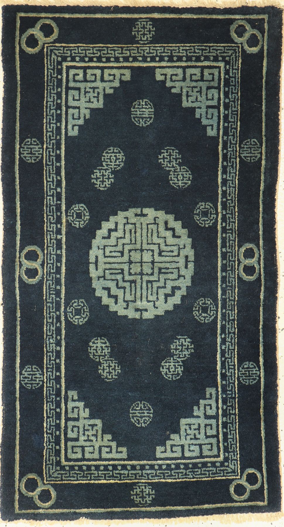 Pao Tow,antik China, um 1920, Wolle auf Baumwolle, ca. 114 x 61 cm, guter Zustand