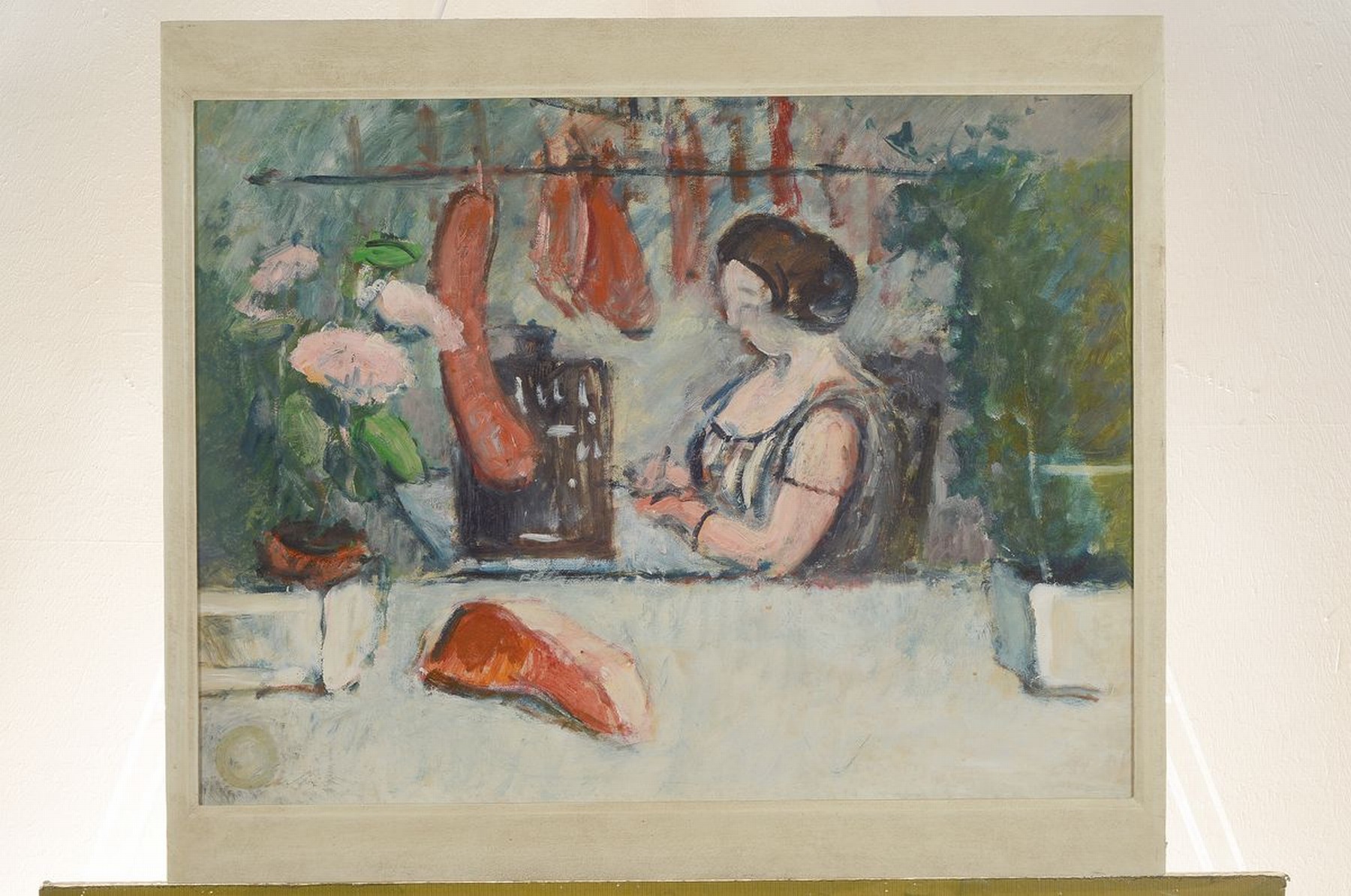 Detail k: Ludwig Bock, 1886 München - 1971 ebenda, Studium an der Akademie München bei Heinrich Knirr sowie in Haimhausen und Wörth bei Heinrich von Zügel, ...