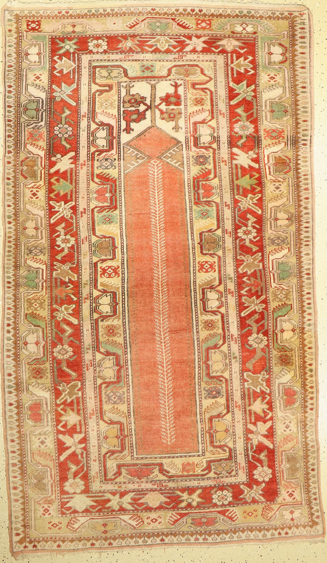Melas alt, Türkei, um 1940, Wolle auf Wolle, ca. 225 x 130 cm, gleichmäßig dünn