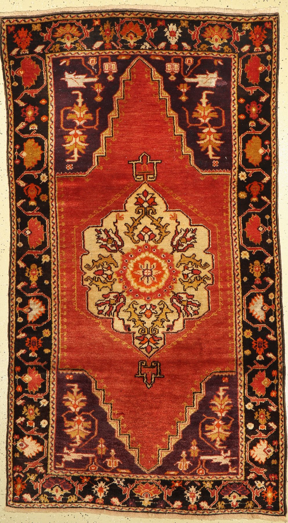 Avanos alt, Türkei, um 1940, Wolle auf Wolle, ca. 211 x 120 cm, Leichte Gebrauchsspuren