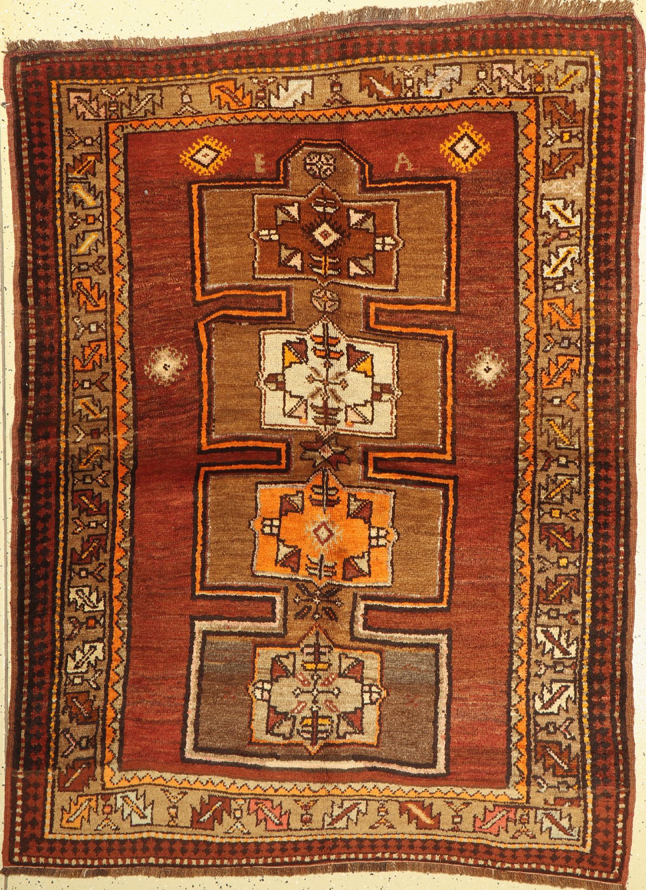 Kars alt, Türkei, um 1940, Wolle auf Wolle,ca. 190 x 140 cm, guter Zustand