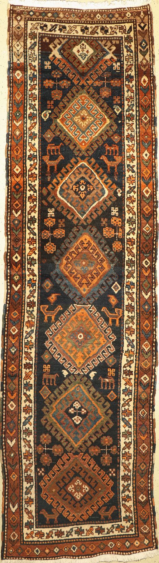 Kurt alt, Türkei, um 1940, Wolle auf Baumwolle, ca. 390 x 110 cm, Mittlere Gebrauchsspuren