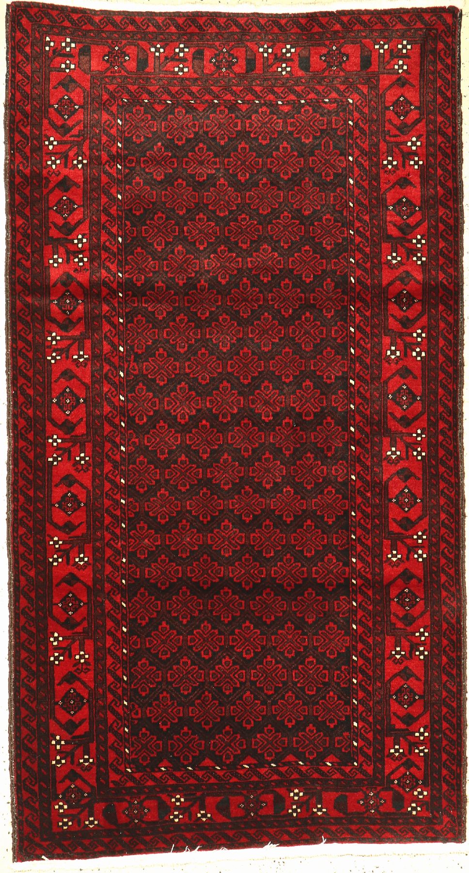 Belutsch, Persien, ca. 50 Jahre, Wolle auf Baumwolle, ca. 197 x 104 cm, guter Zustand