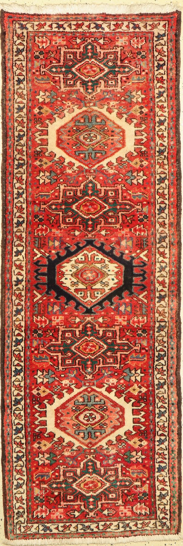 Garadjeh alt, Persien, um 1960, Wolle auf Baumwolle, ca. 185 x 64 cm, guter Zustand
