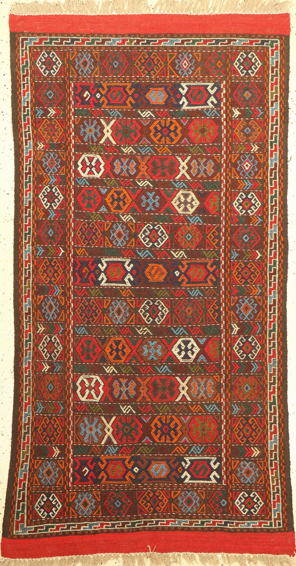 Gouchan Sumak, Persien, ca. 50 Jahre, Wolleauf Wolle, ca. 189 x 103 cm, guter Zustand