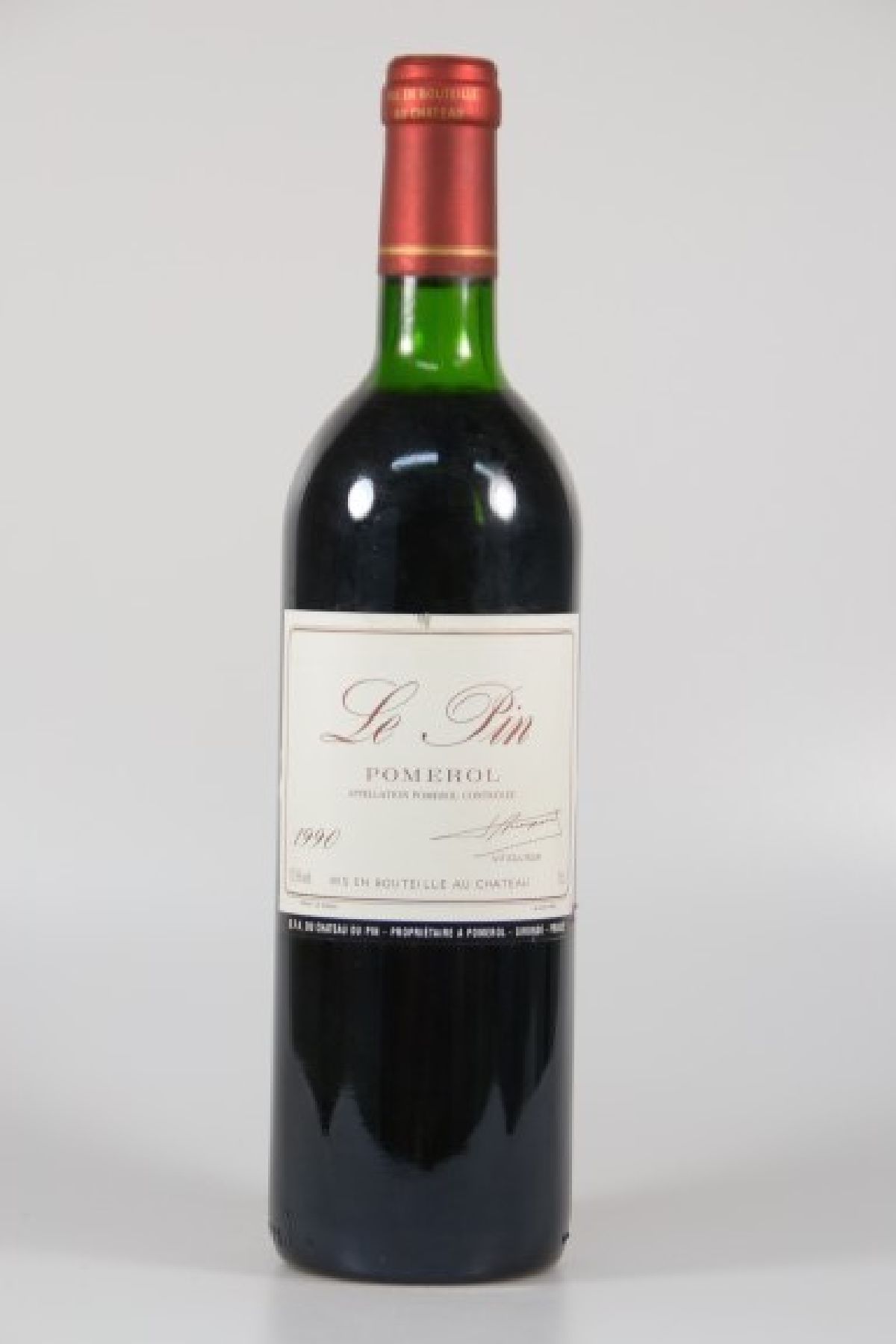 1 Flasche 1990 Le Pin, Pomerol, Appelation Pomerol controlée, 75cl, 12.5Vol%