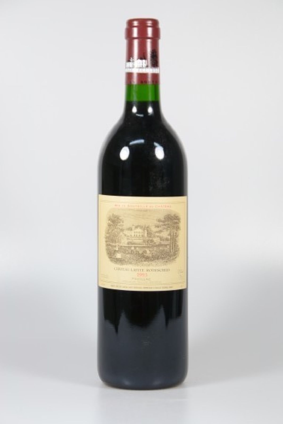 1 Flasche Chateau Lafite Rothschild 1993, Pauillac, Premier Grand Cru Classe, ca. 75cl, 12.5% Vol., Füllstand into neck, sehr guter ...