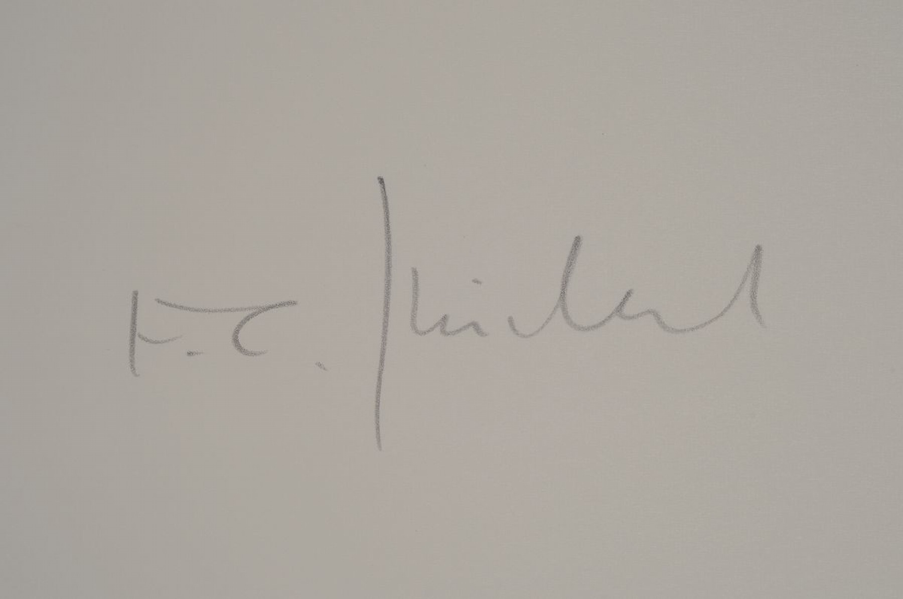 Detail a: Franz Christian Gundlach, geb. 1926, Modeporträt, Abzug für die Griffelkunst, einmalige Auflage von 1998, unlimitiert, rückseitig handsigniert und ...