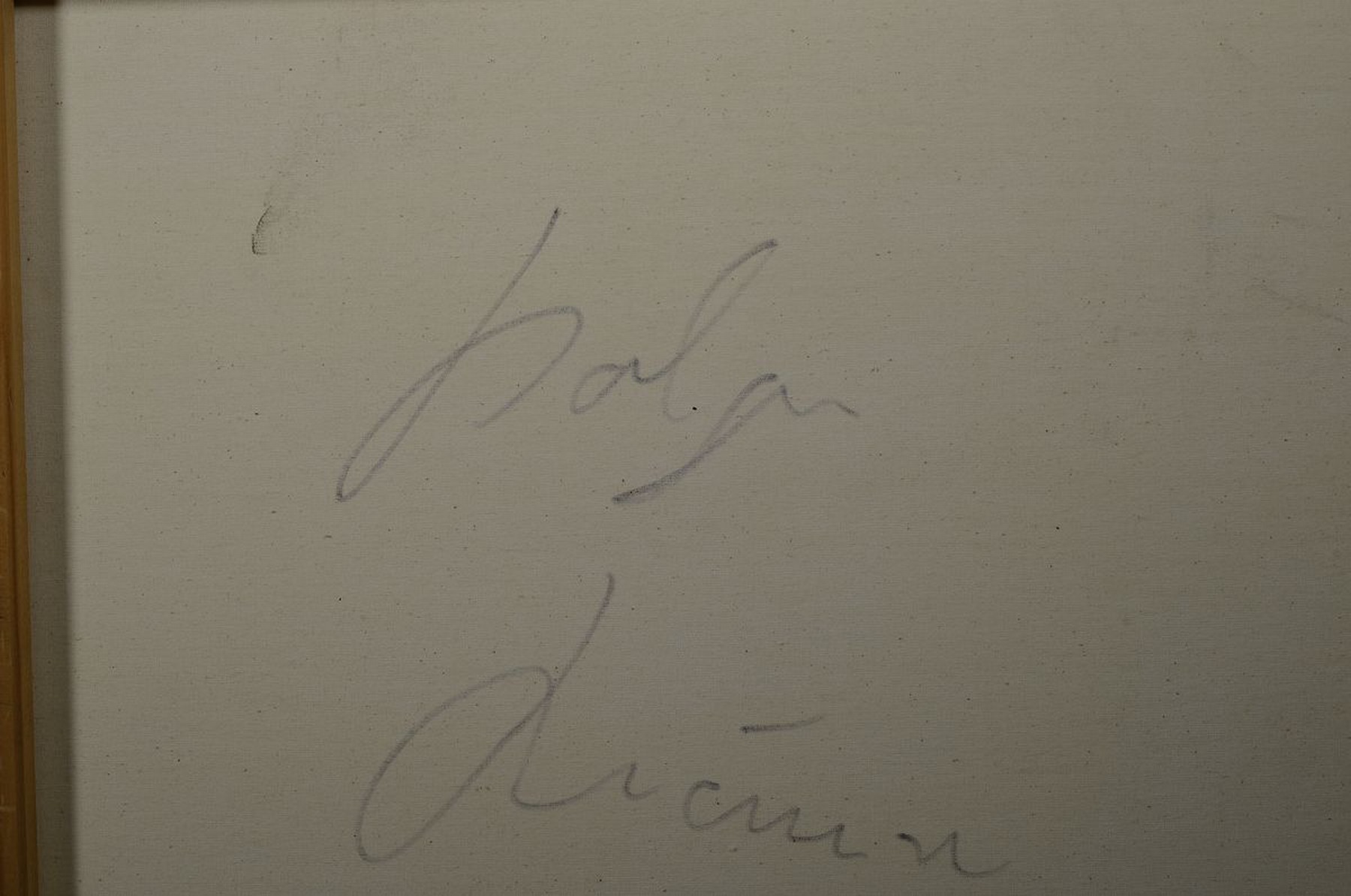 Detail a: Holger Krämer, 1961-2016 Mannheim, Schüler von W. Stallwitz an der freien Akademie Mannheim, Die Gedanken sind frei, Öl/Lwd, rückseitig signiert ...