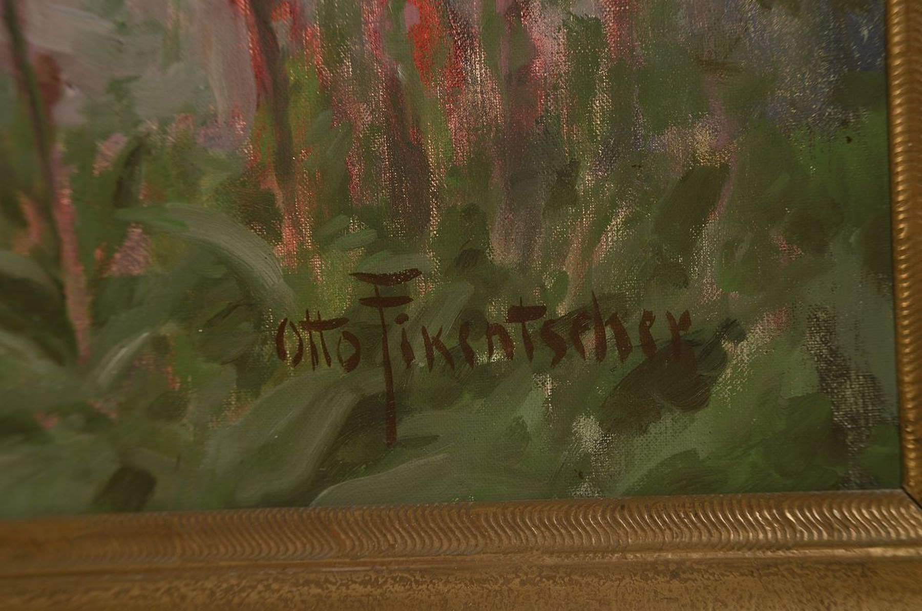 Detail a: Otto Fikentscher, 1962 Zwickau - 1945 Baden- Baden, Studium in Dresden Kunstgewerbeschule, AK München und Karlsruhe, bekannt für seine gelungenen ...