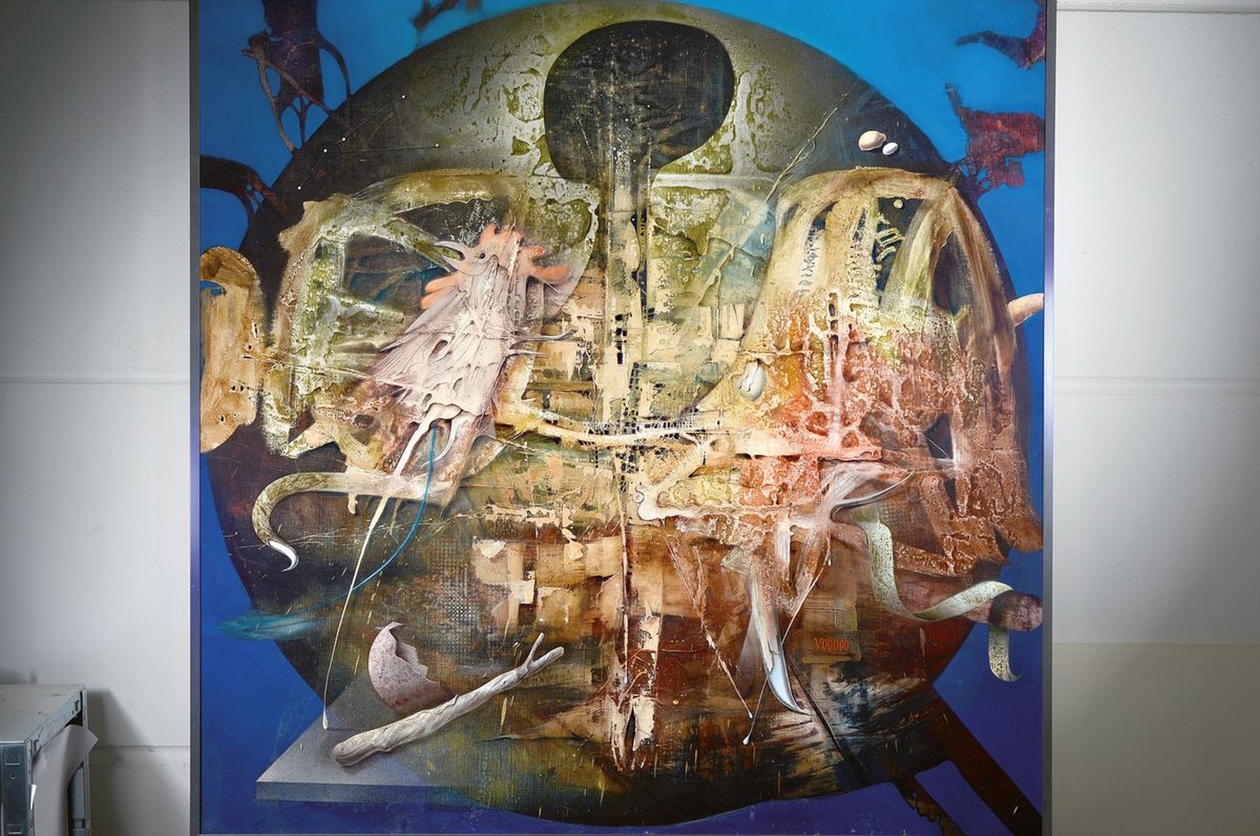 Detail k: Klaus Heinrich Keller, 1938-2018 Godramstein, Voodoo, Acryl auf Lwd, ca. 130x130