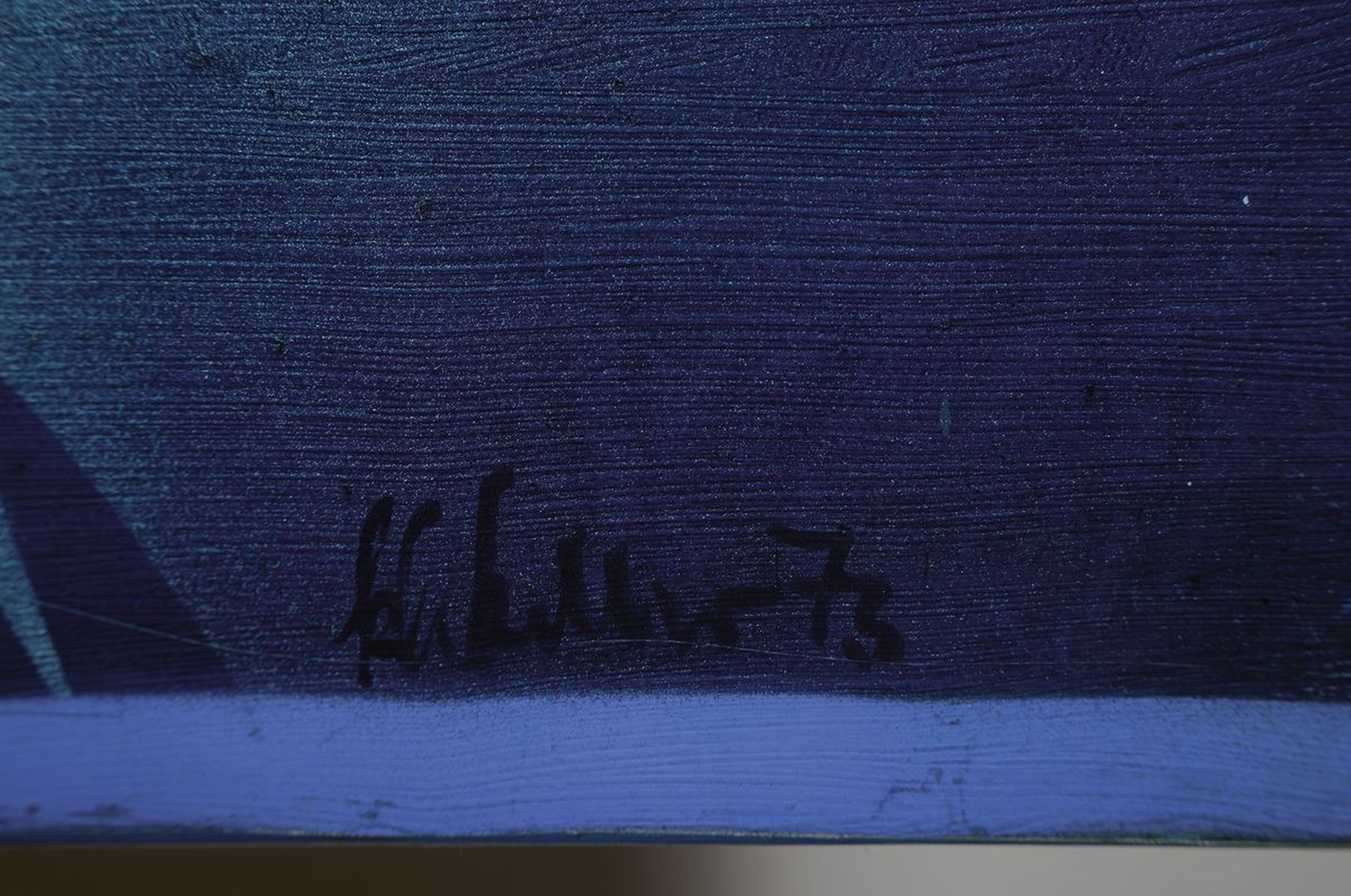Detail a: Klaus Heinrich Keller, 1938-2018 Godramstein, Zeitpuls fliegt, Acryl auf Lwd, 1973, signiert rechts unten, ca. 100x100cm