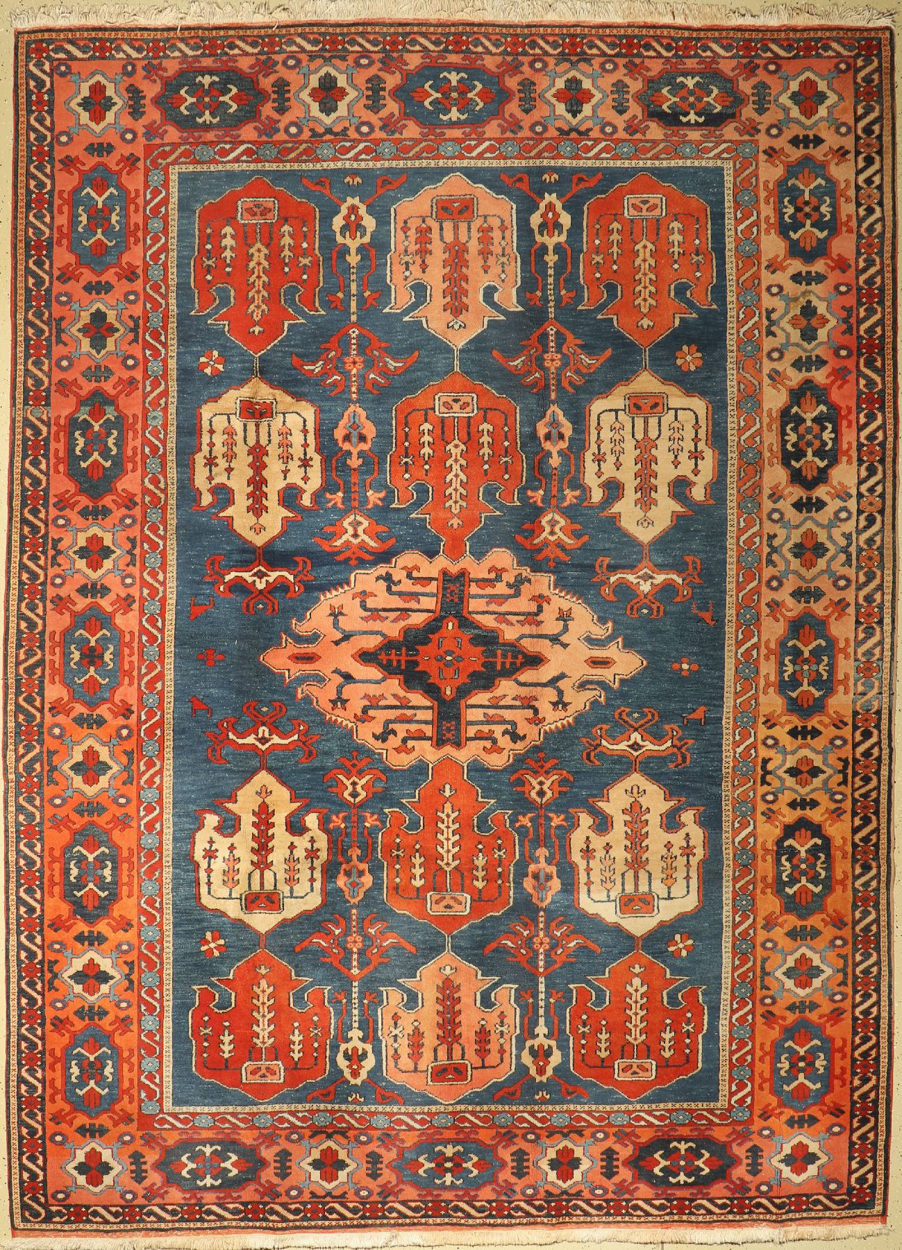 Azeri alt, Türkei, ca. 50 Jahre, Wolle auf Baumwolle, ca. 360 x 260 cm, EHZ: 3
