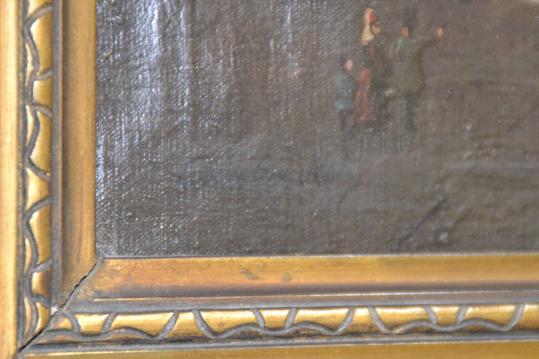 Detail f: Ungedeuteter osteuropäische Künstler, um 1830, Roter Platz in Moskau mit Blick auf die Basilius-Kathedrale und den Kreml, fast dokumentarische ...
