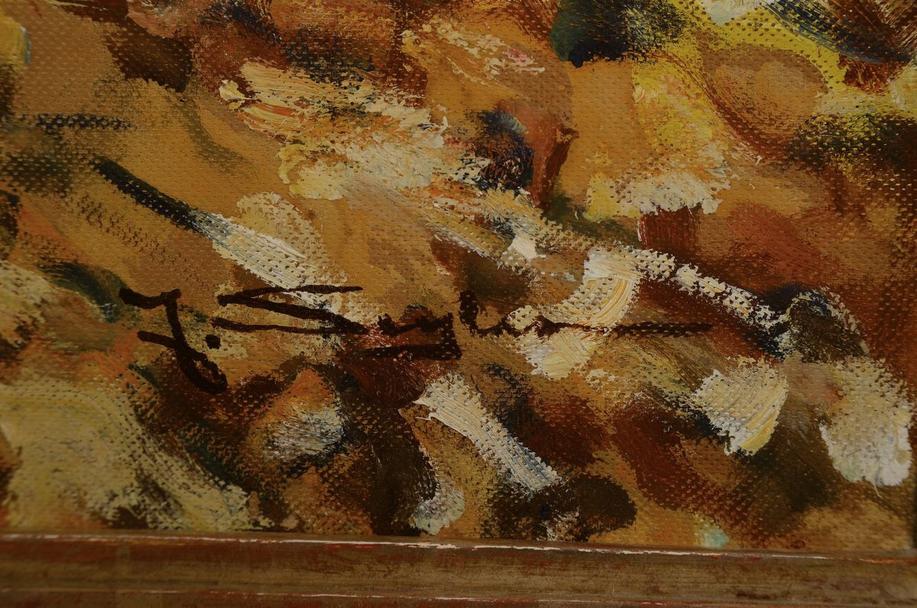 Detail a: Julius Seyler, 1873 München - 1955, Studium an der Akademie München, bekannter Schüler von Heinrich von Zügel, nahm an Freiluftstudien in Wörth ...