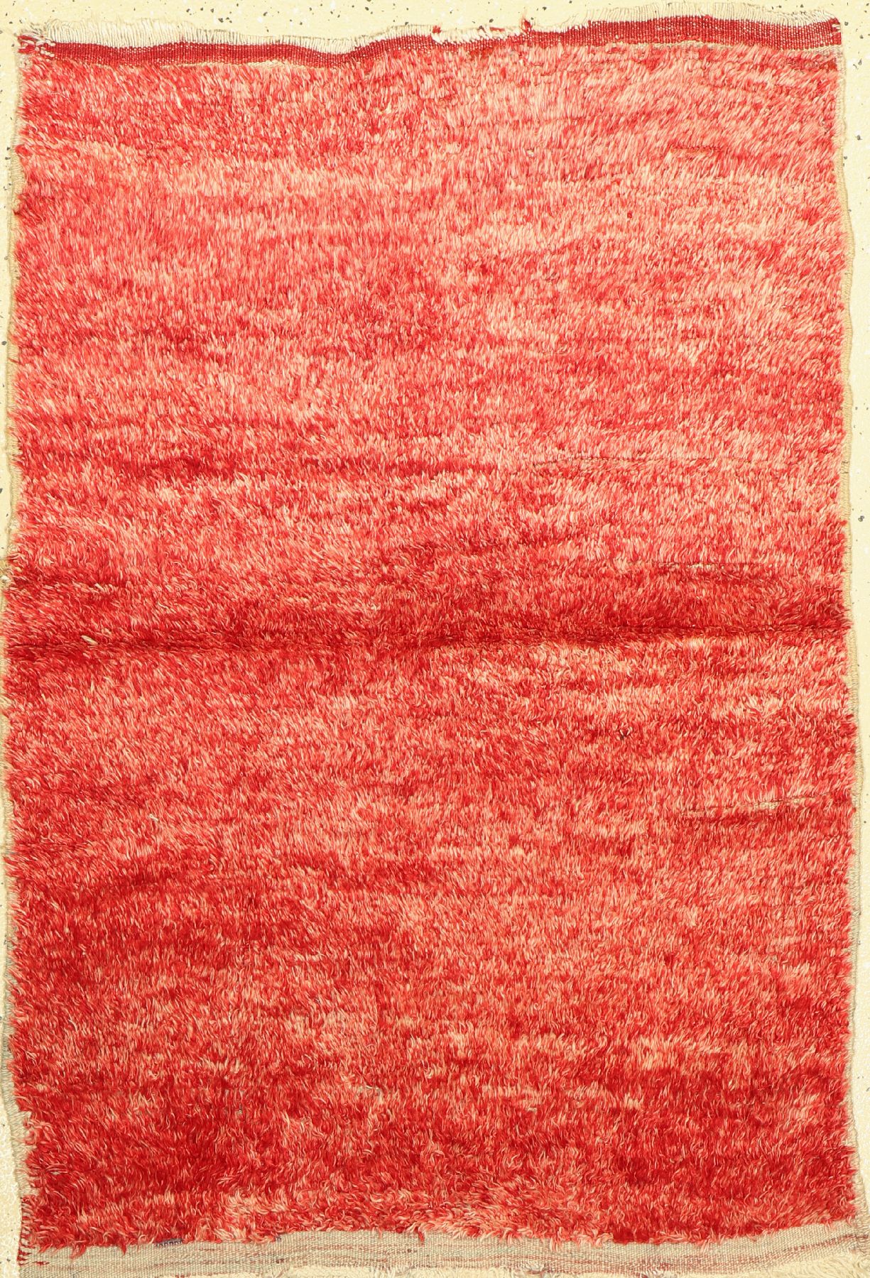 Schlafteppich, Türkei, um 1950, Wolle auf Wolle, ca. 123 x 85 cm, guter Zustand, Rand leicht beschädigt