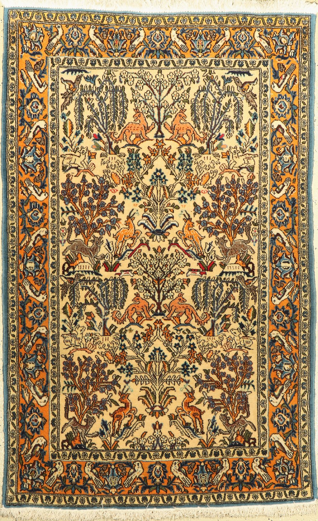 Ghom, Persien, ca.50 Jahre, Wolle auf Baumwolle, ca. 163 x 104 cm, guter Zustand, gereinigt