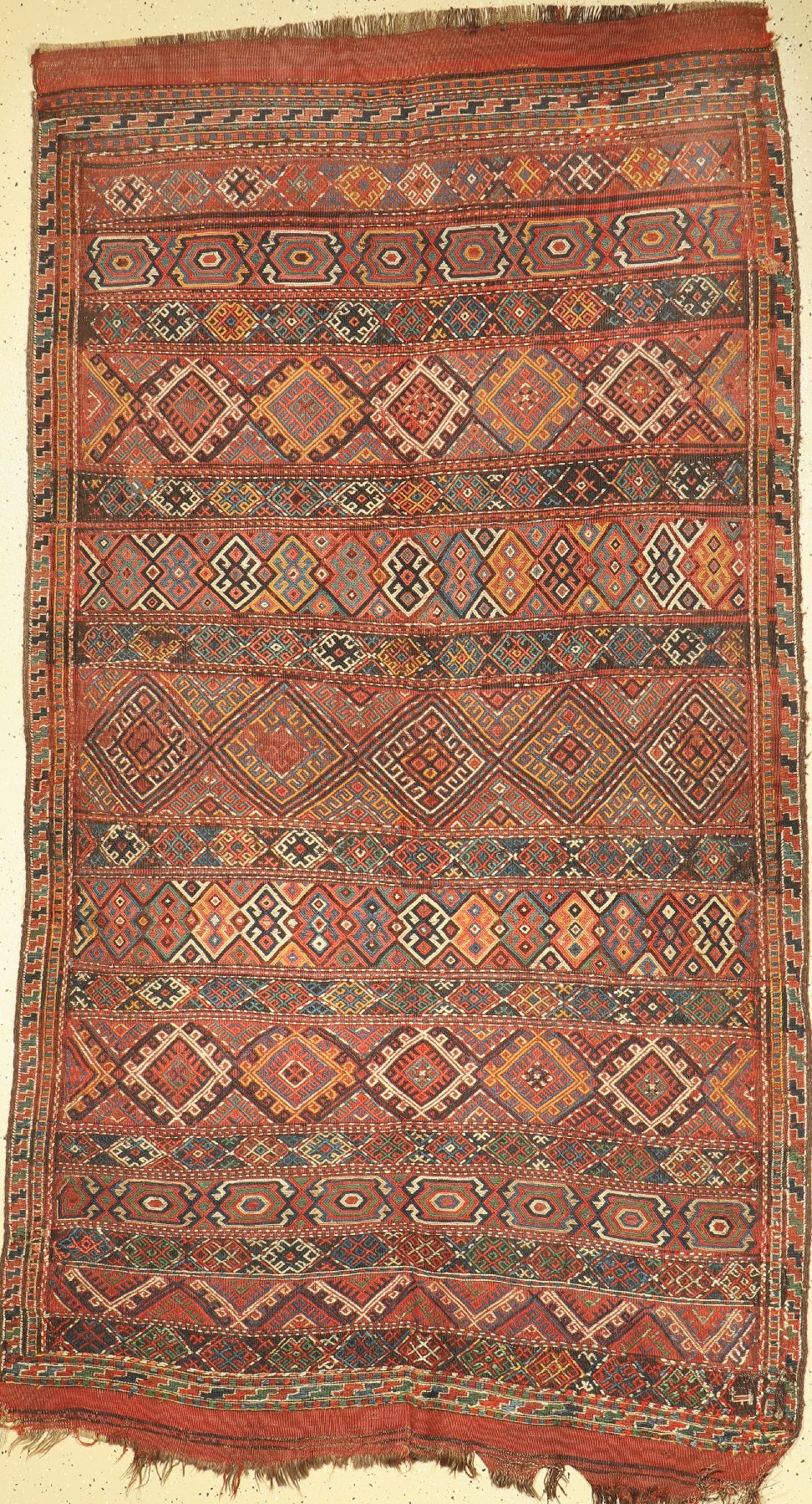 Khorasan Kordi Verneh, Persien, um 1900, Wolle auf Wolle, ca. 272 x 152 cm, Leichte Gebrauchsspuren, zwei kleine Löcher, alte Restaurierung