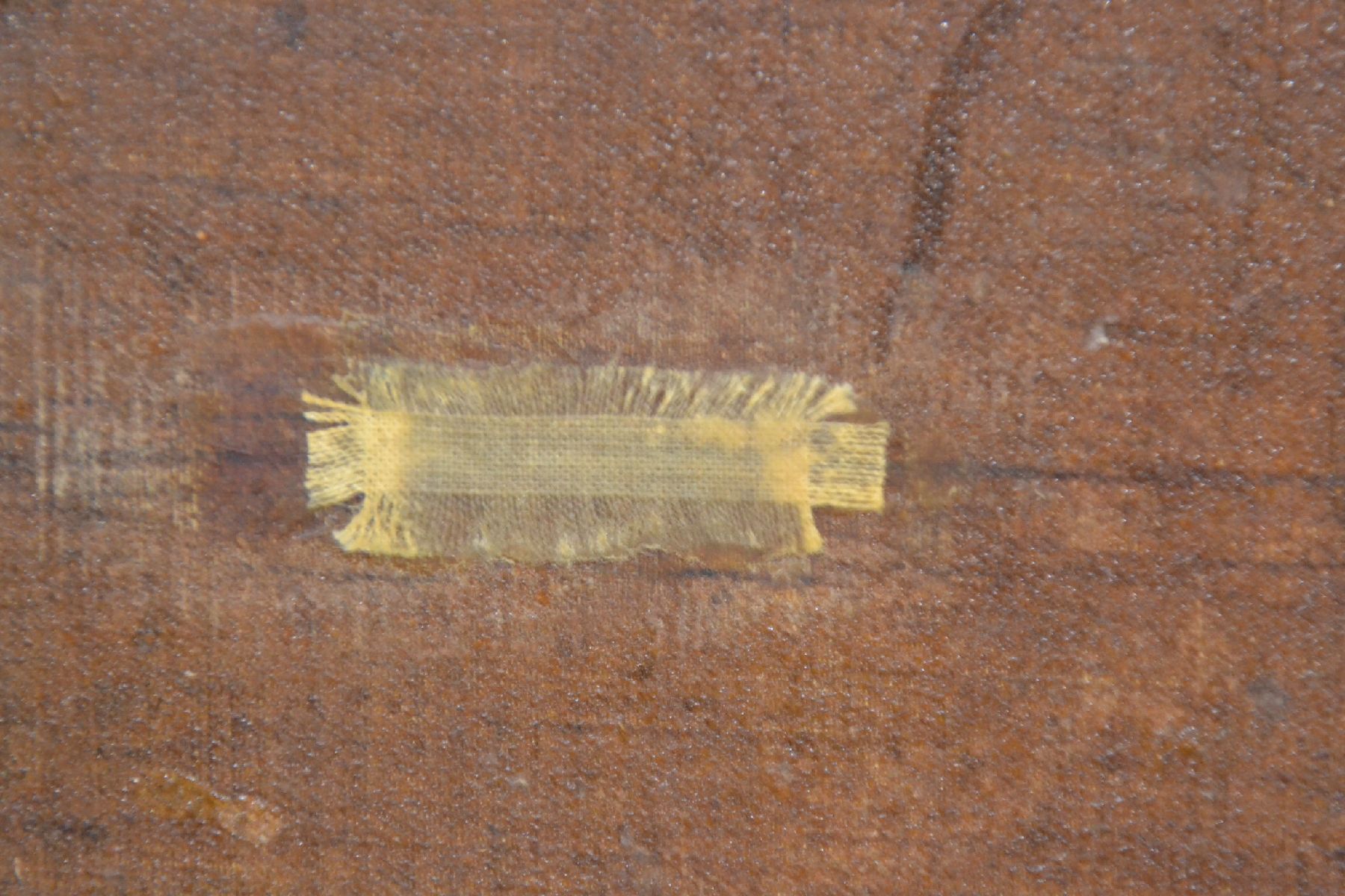 Detail h: Unbekannter Meister, wohl Frankfurter Raum, Ende 18. Jahrhundert, Halbporträt einer jungen Frau im hellen Kleid, wohl Vorstudie zu einer Kopie von ...