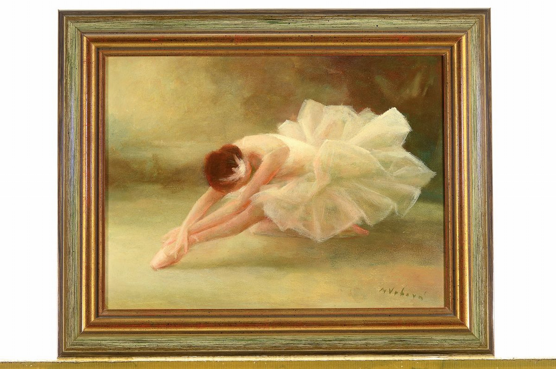 Detail k: Prof. Miloslava Vrobova-Stefkova, 1909-1991, Studium in Prag und Paris, bekannt für Ihre intensive Ballettstudien, hier: "Sterbender ...