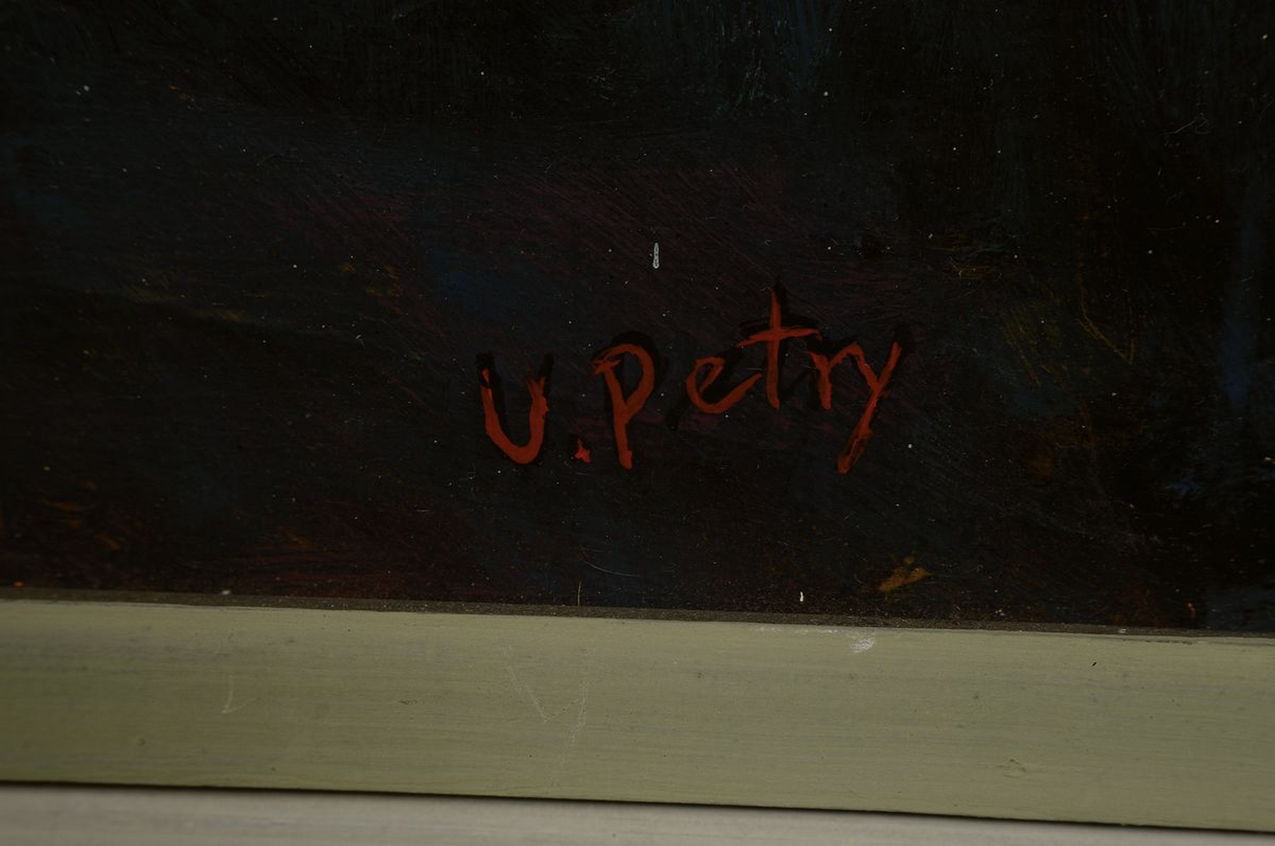 Detail a: Ute Petry, 1925 Ludwigshafen-2009, studierte in Mannheim bei Paul-Berger und Carl Trummer, besuchte in den 50er Jahren die Sommerakademie von Oskar ...