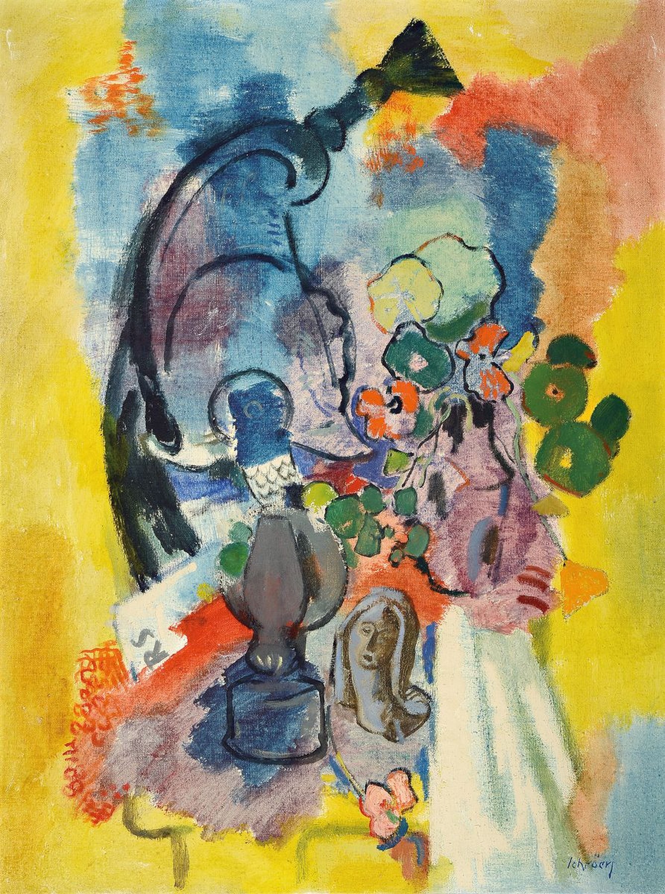 Hans Schroers, 1903-1967, Mehr Licht, Öl/Lwd, rechts unten signiert, ca. 100x75cm