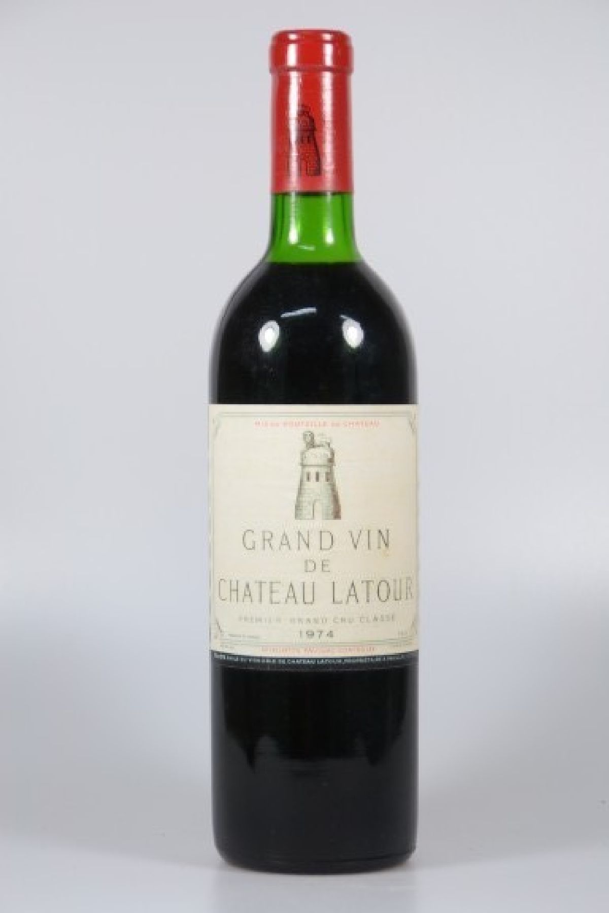 Detail b: 1 Flasche Grand Vin de Chateau Latour 1974,Grand Cru Classe, Füllstand ca. 75cl, Füllstand mid shoulder, unverkostet, Bewertung Doctorwine 97/100