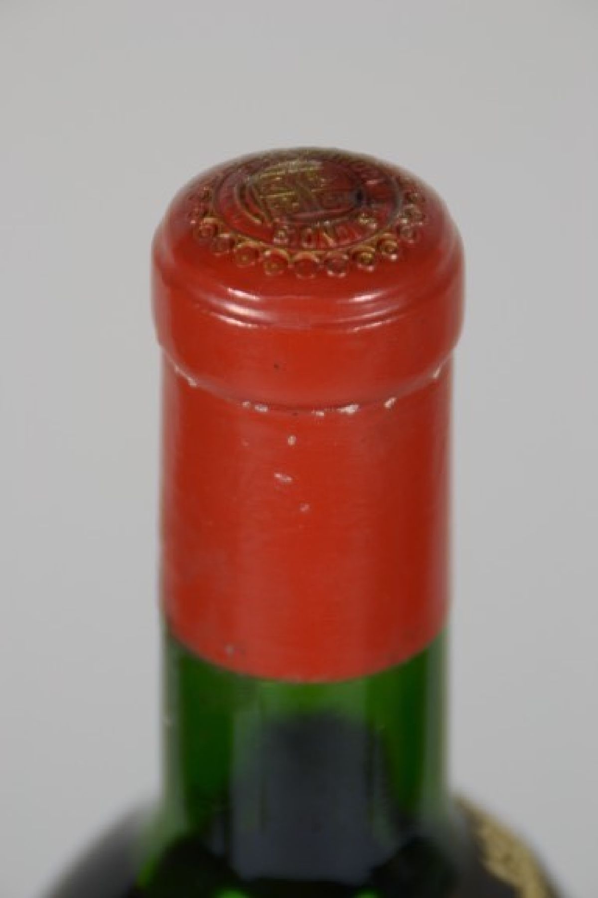 Detail b: 1 Flasche Biondi-Santi 1971, Brunello Di Montalcino, Marca Propria, 75cl, Füllstand, mid shoulder, unverkostet