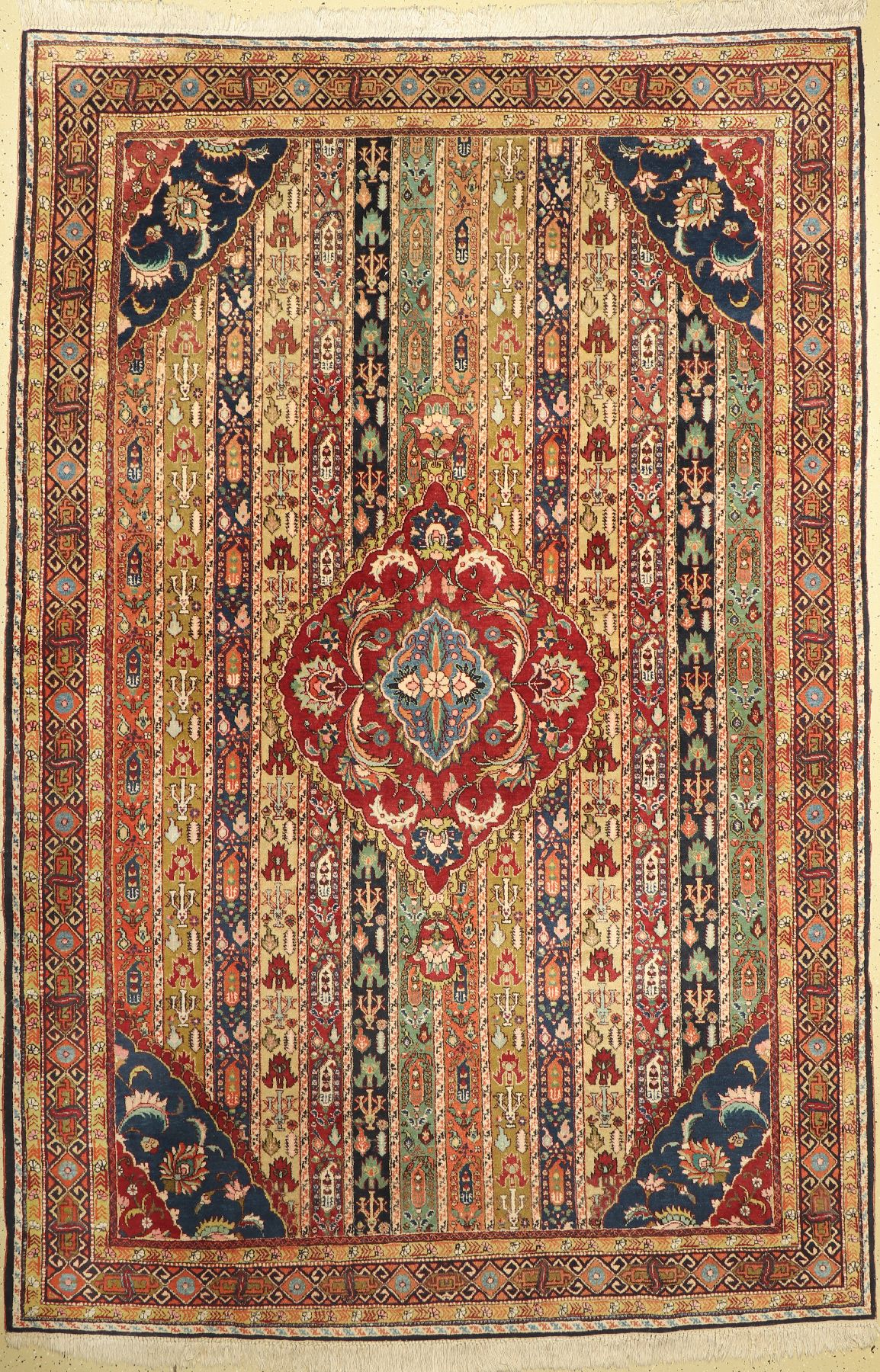 Ghaschgai Kaschkuli, Persien, ca. 50 Jahre,Wolle auf Baumwolle, ca. 334 x 224 cm, guter Zustand
