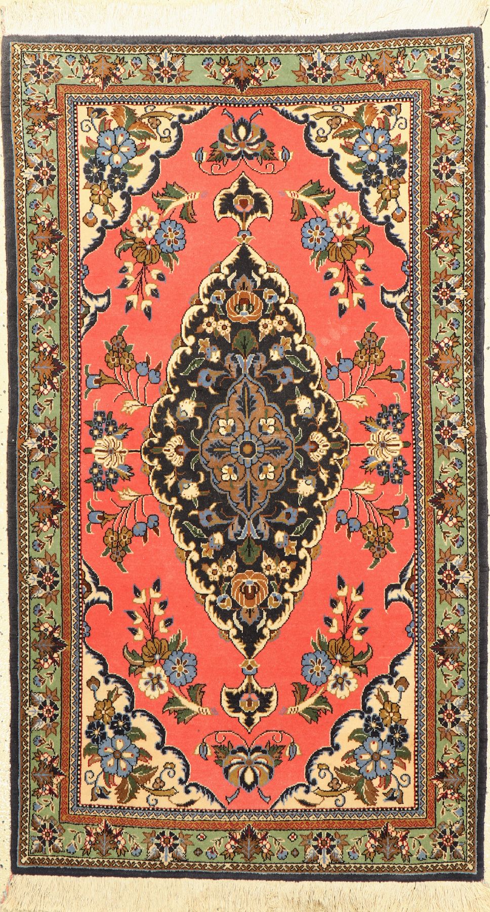 Ghom Kork, Persien, ca. 50 Jahre, Korkwolle, ca. 146 x 86 cm, guter Zustand, Leicht Fleckig