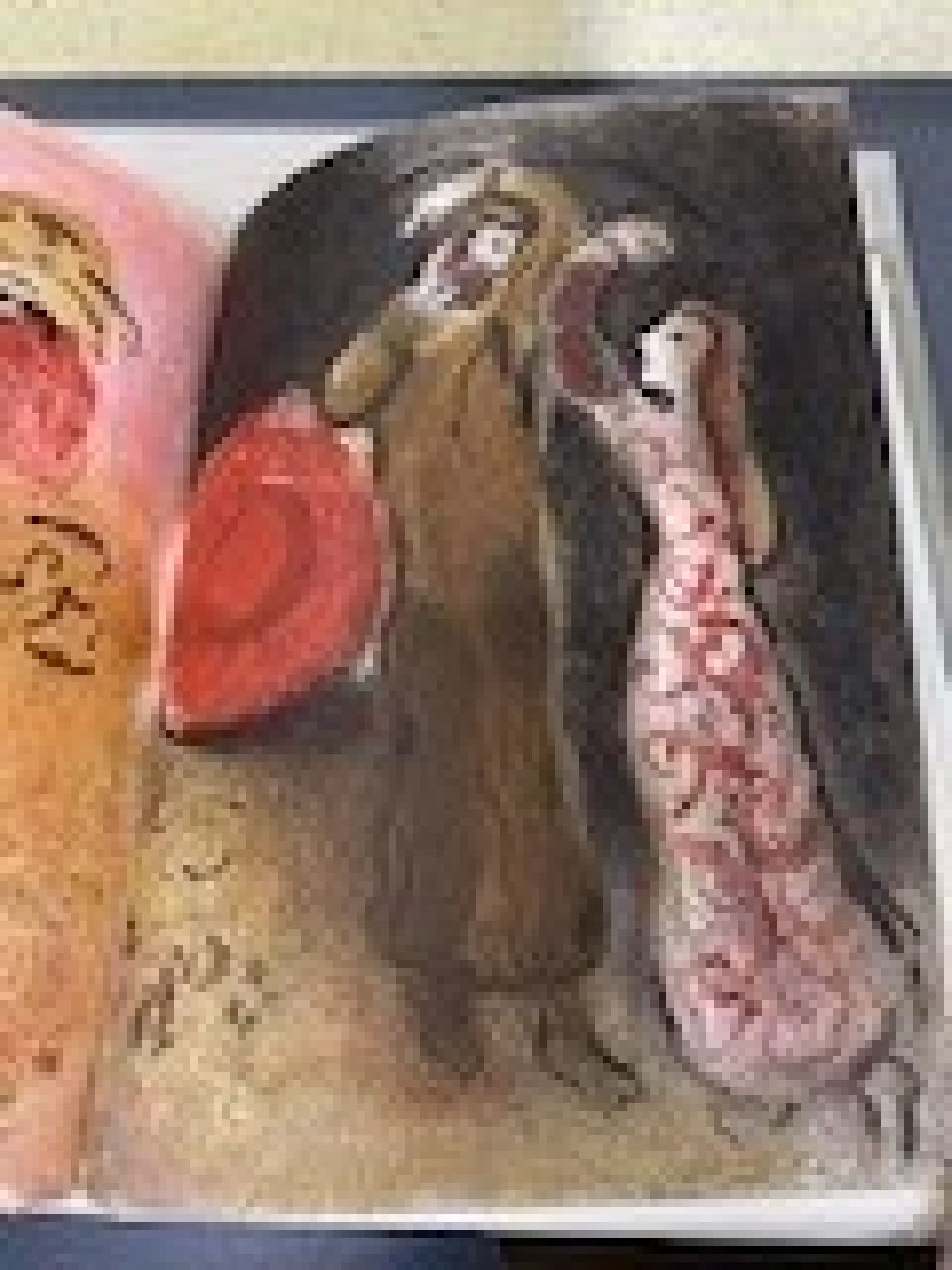 Detail l: Marc Chagall, 1887-1985, Dessins pour la bible, Verve No. 37-38, Paris 1960, Hardcover, mit 24 Original-Farblithographien von Marc Chagall, Erste ...