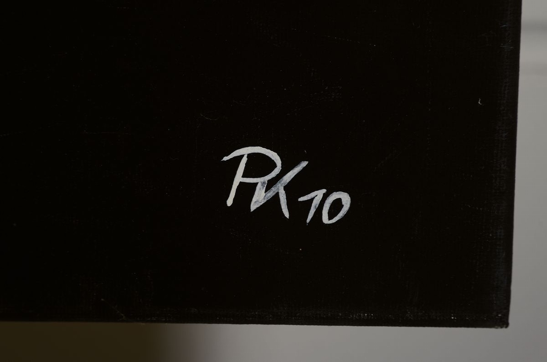 Detail a: Pako, "XK 8", Öl/Lwd, rechts unten sign., dat., ca. 70x102 cm, l. Gebr.-Sp.