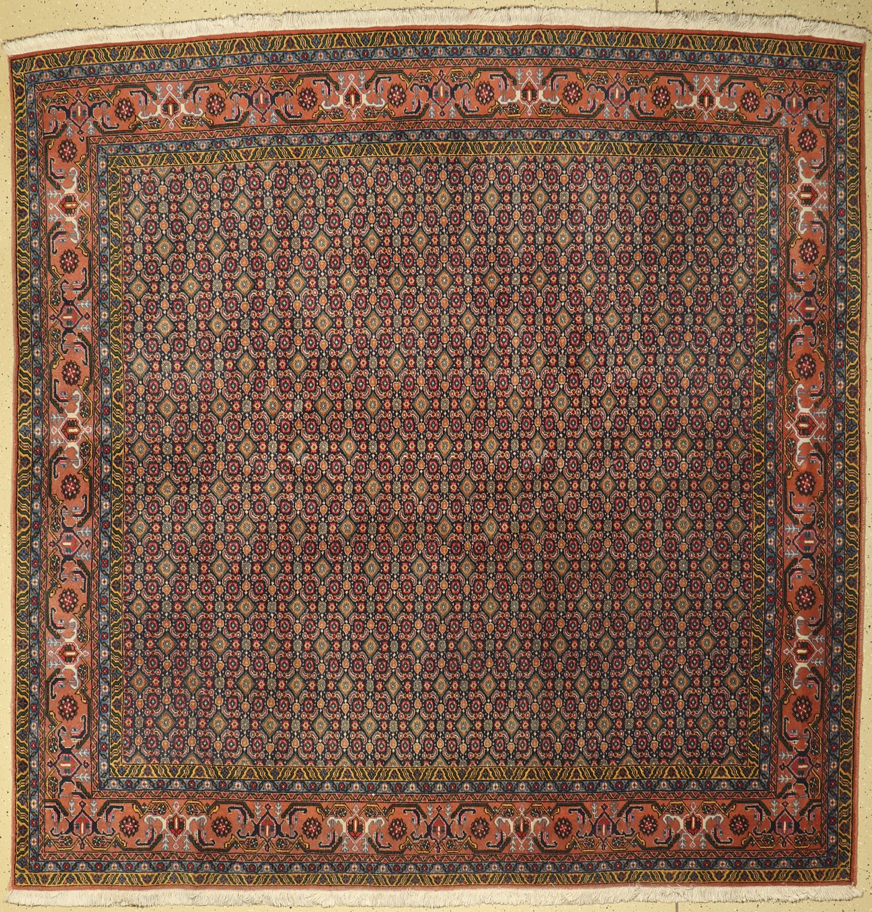 Ardebil alt, Persien, ca. 50 Jahre, Wolle auf Baumwolle, ca. 245 x 245 cm, EHZ: 2