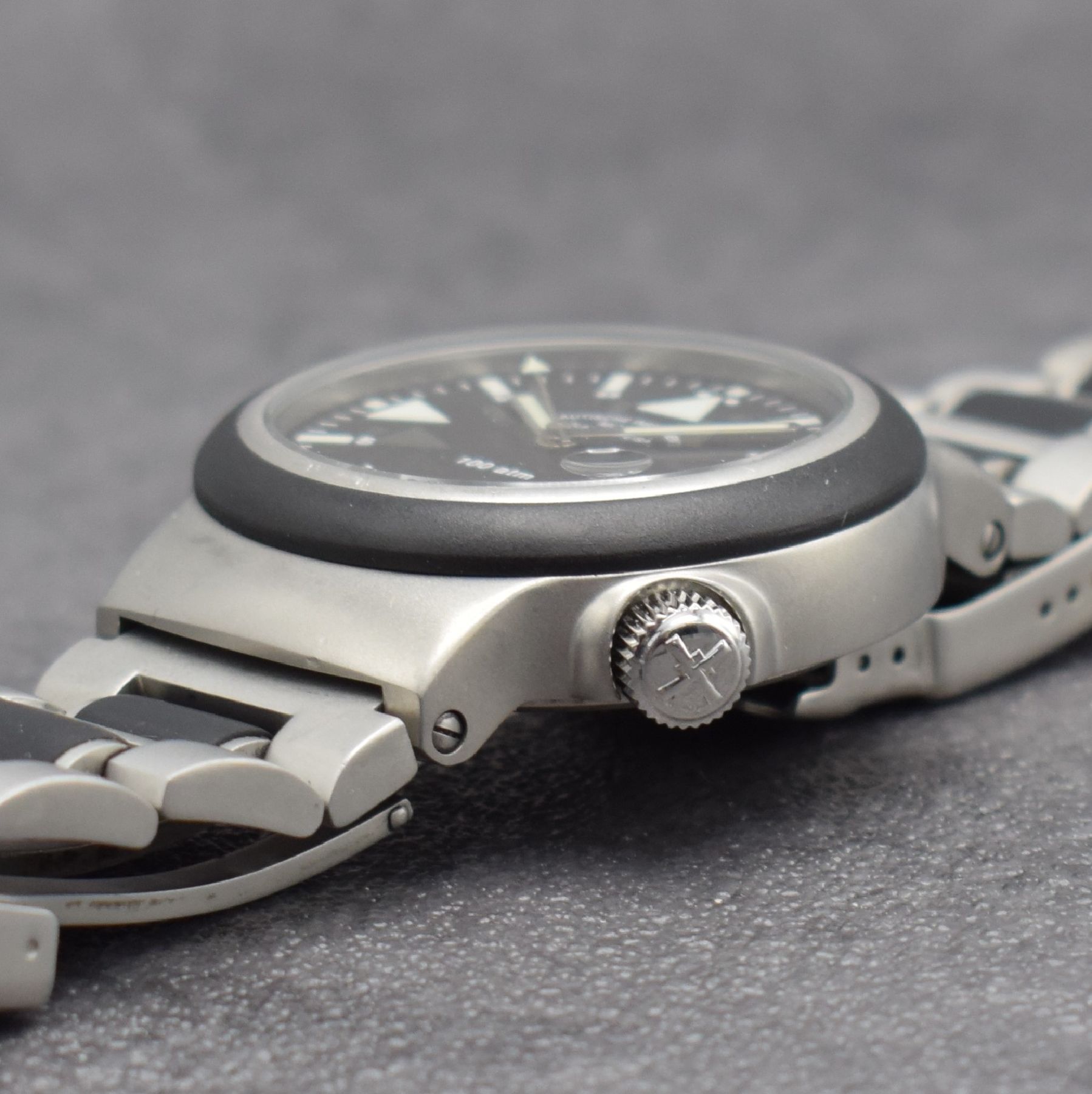 Detail e: MÜHLE GLASHÜTTE/SA. Nautische Instrumente Herrenarmbanduhr Modell S.A.R. Rescue-Timer Referenz M1-41-00, Automatik, verschr. Edelstahlgeh. inkl. ...