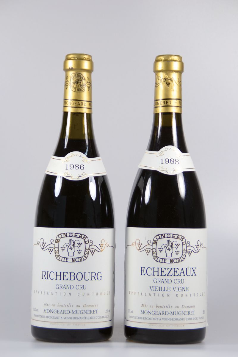 1 Flasche 1986 Richebourg, Grand Cru, Domaine Mongeard-Mugneret, Vosne-Romanée, Cote d'or, ca. 750ml, top shoulder