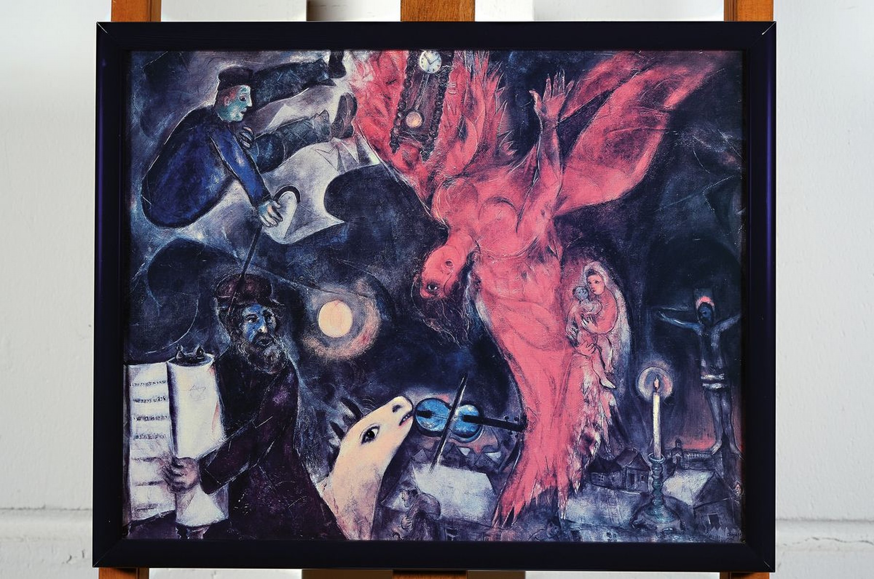 Detail k: Marc Chagall, 1887-1985, "La Chute de l'Ange", re. unten sign., num. 52/616, dat., ca. 46x37 cm