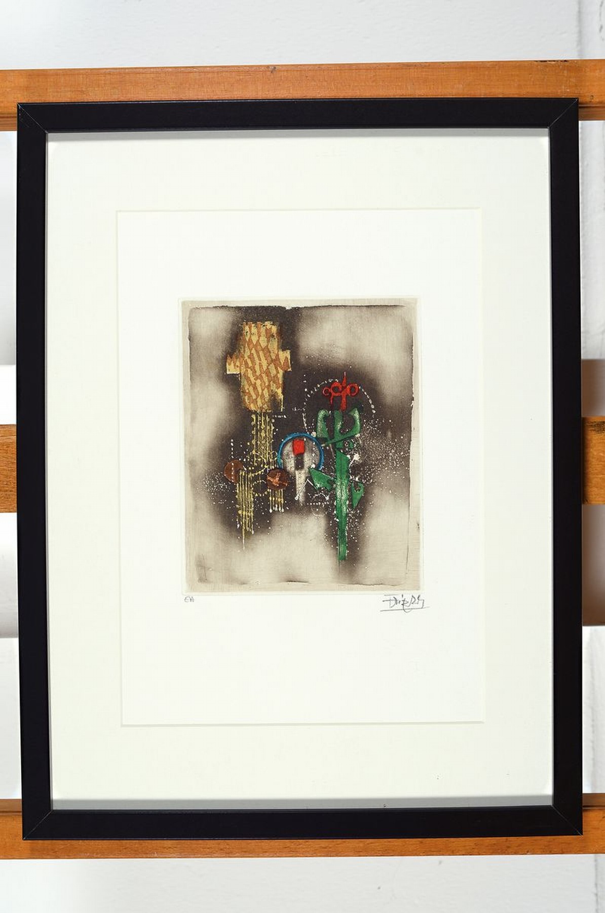 Detail l: Johnny Friedländer, 1912-1992, drei Farbradierungen, alle handsigniert und als e.a. bezeichnet, zwei davon ca. 17x13.5cm,PP, u.Gl., R. ca. 42x32cm; ...