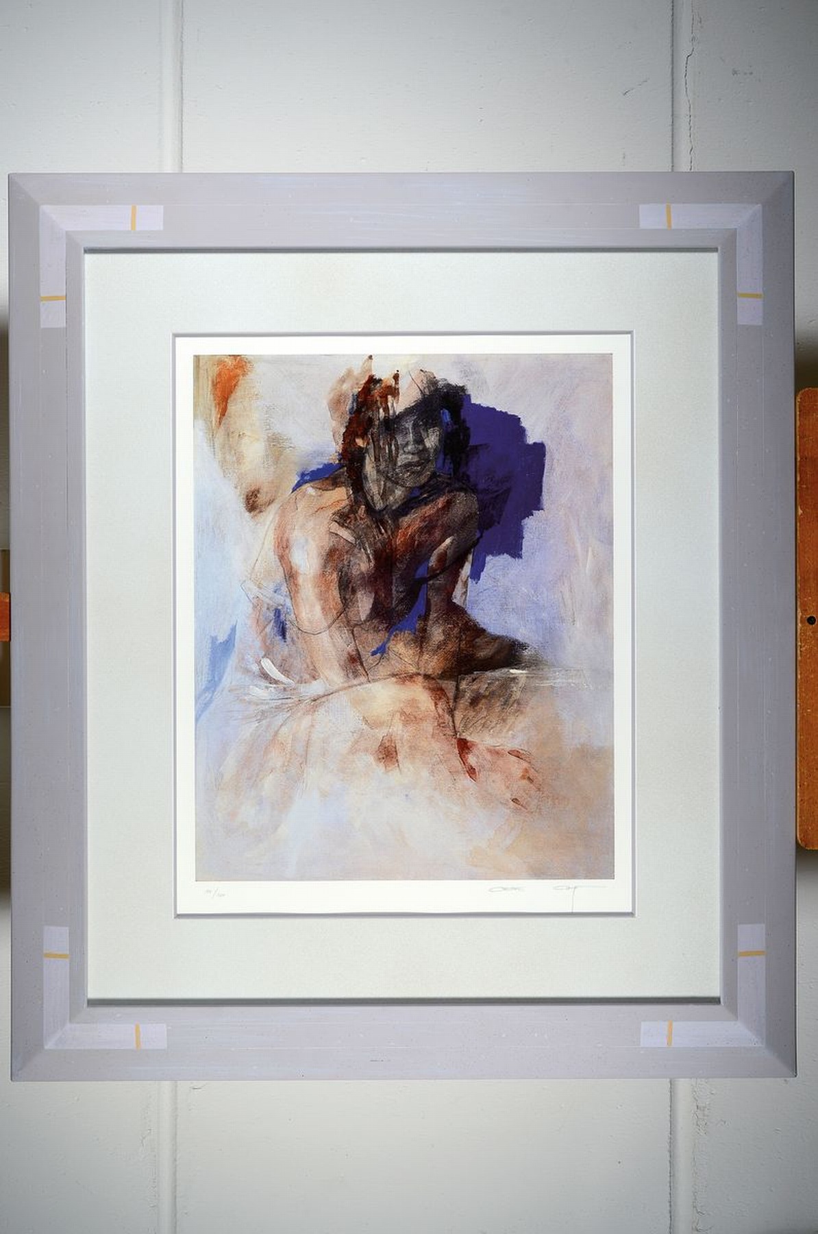 Detail k: Christine Comyn, geb. 1957, 2 Farblithos handsigniert und num. 17/100 bzw. 20/100, je ca. 56x44cm, PP, u.Gl., ähnlich gerahmt ca. 99x84cm