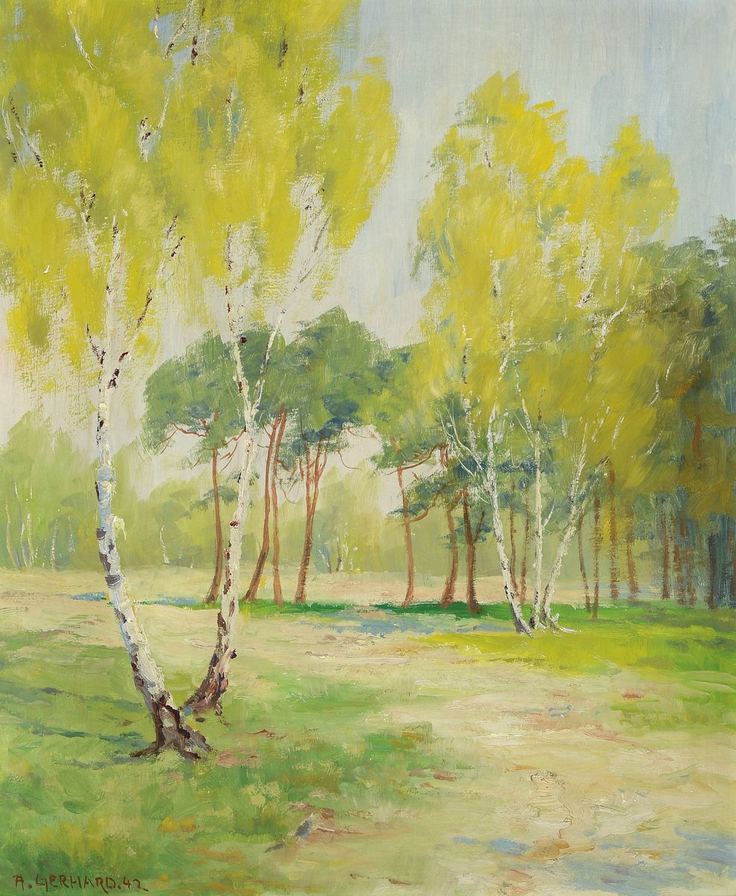 Adolf Gerhard, 1910-1975, Mainzer Maler und Bildhauer, 1926-32 Studium an der Kunstgewerbeschule Mainz, 1940-44 Studium an der Städelschule ...
