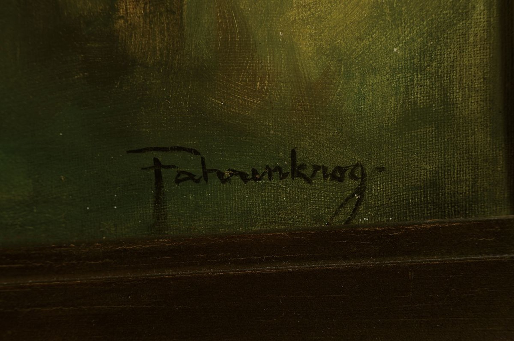 Detail a: Ludwig Fahrenkrog, 1867 Rendsburg - 1952 Biberach an der Riss, Studium an der Akademie München, wurde 1913 Professor, war als Dichter und Maler ...