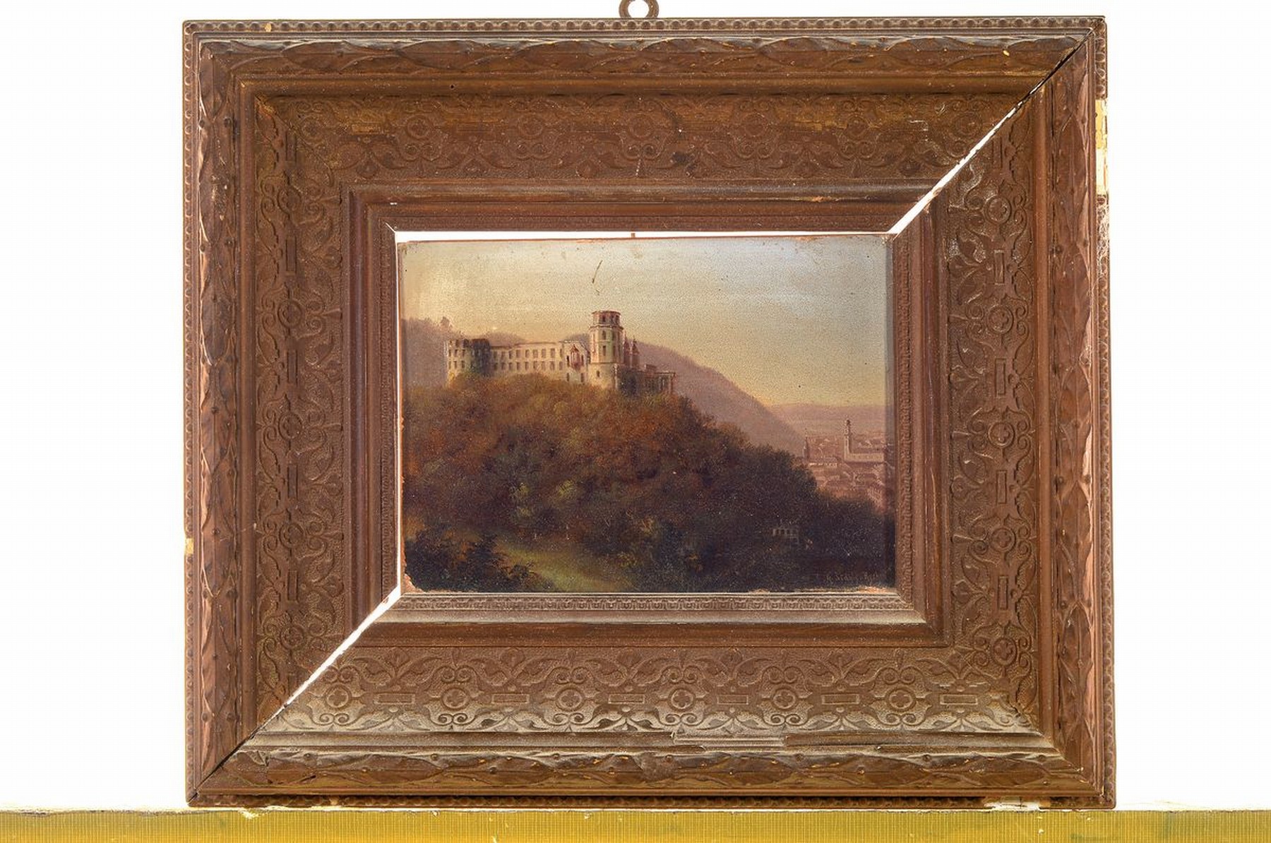 Detail k: Gottfried Stähly-Rychen, 1840-1920, oftmals als Pseudonym in Zusammenhang gebracht mit dem Österreicher Hubert Sattler (1817-1904), hier: ...