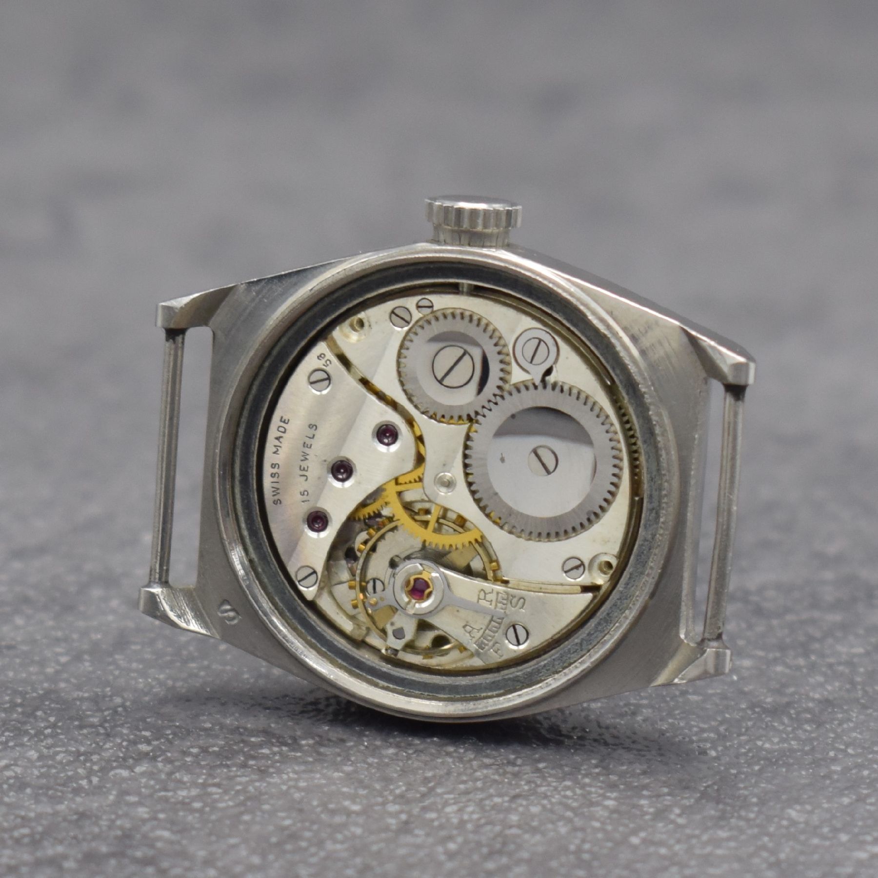 Detail i: Konvolut 4 Armbanduhren, 2 x Revue-Sport, 1 x Mido, 1 x Rotary, alle Schweiz um 1940/50, Revue 1 x Geh. verschr., 1 x Boden aufgedr.,, silb. ...