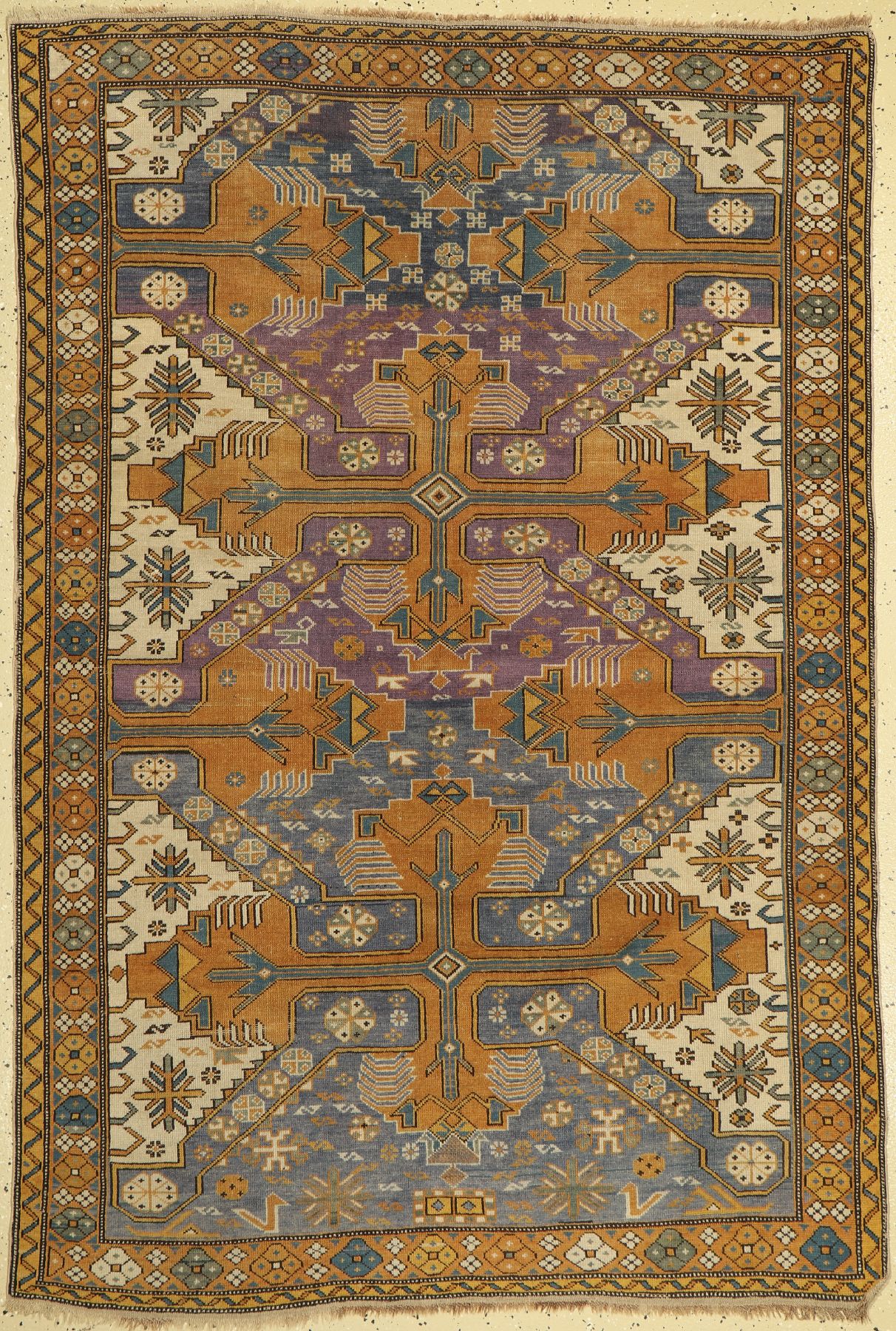 Kazak antik, Kaukasus, um 1910, Wolle auf Wolle, ca. 190 x 128 cm, EHZ: 3
