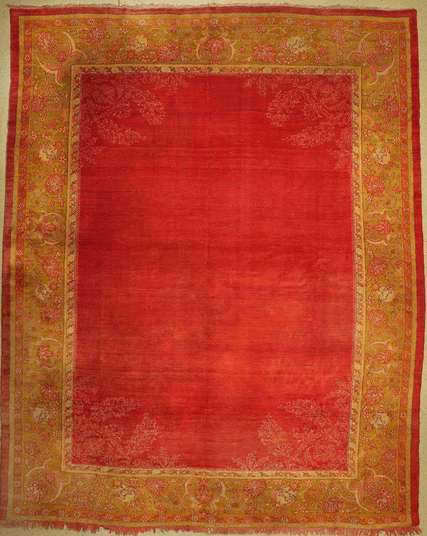 Ushak, Türkei, um 1940, Wolle auf Wolle, ca. 415 x 335 cm, EHZ: 3