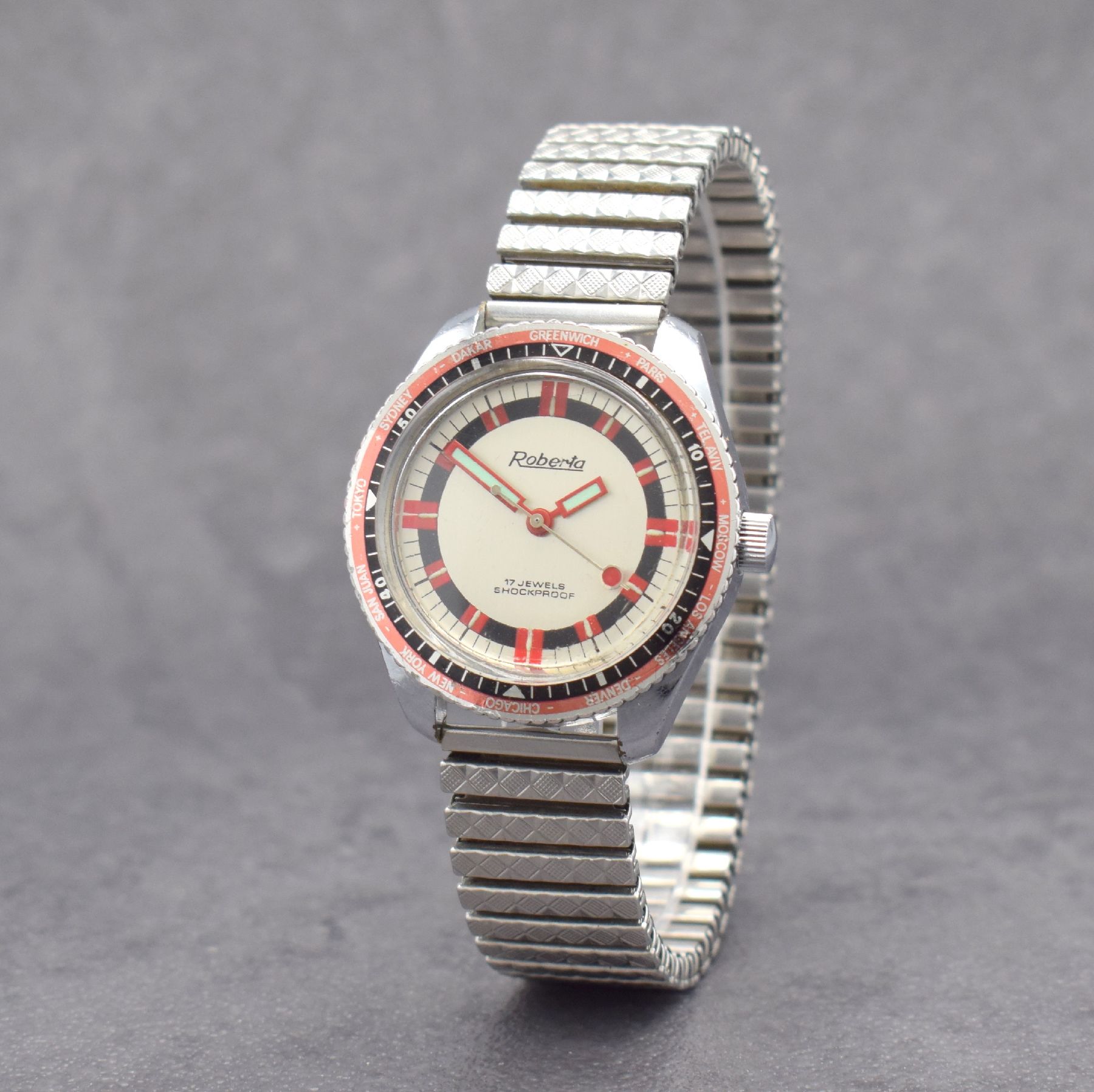 Detail b: Konvolut 3 Armbanduhren, alle Schweiz/Deutschland um 1970, alle in verchr. Metallgeh. m. Edelstahlböden, 1 x America Digital, Automatik, digitale ...